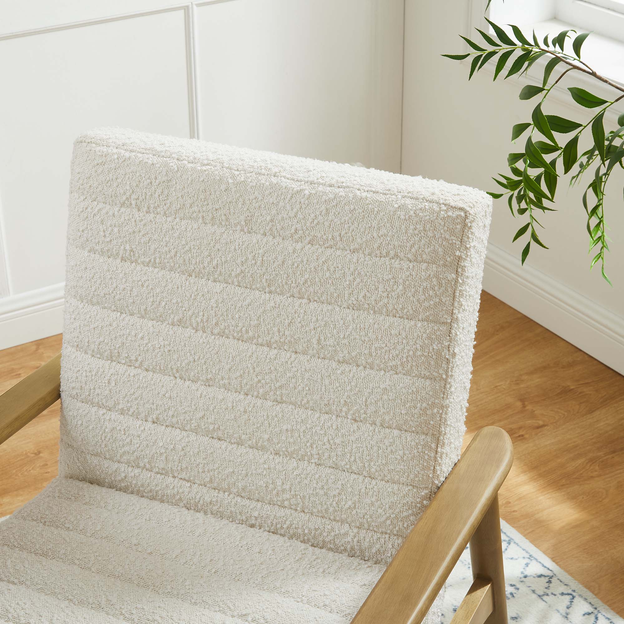 Modway Jensen Boucle Fabric Accent Chair
