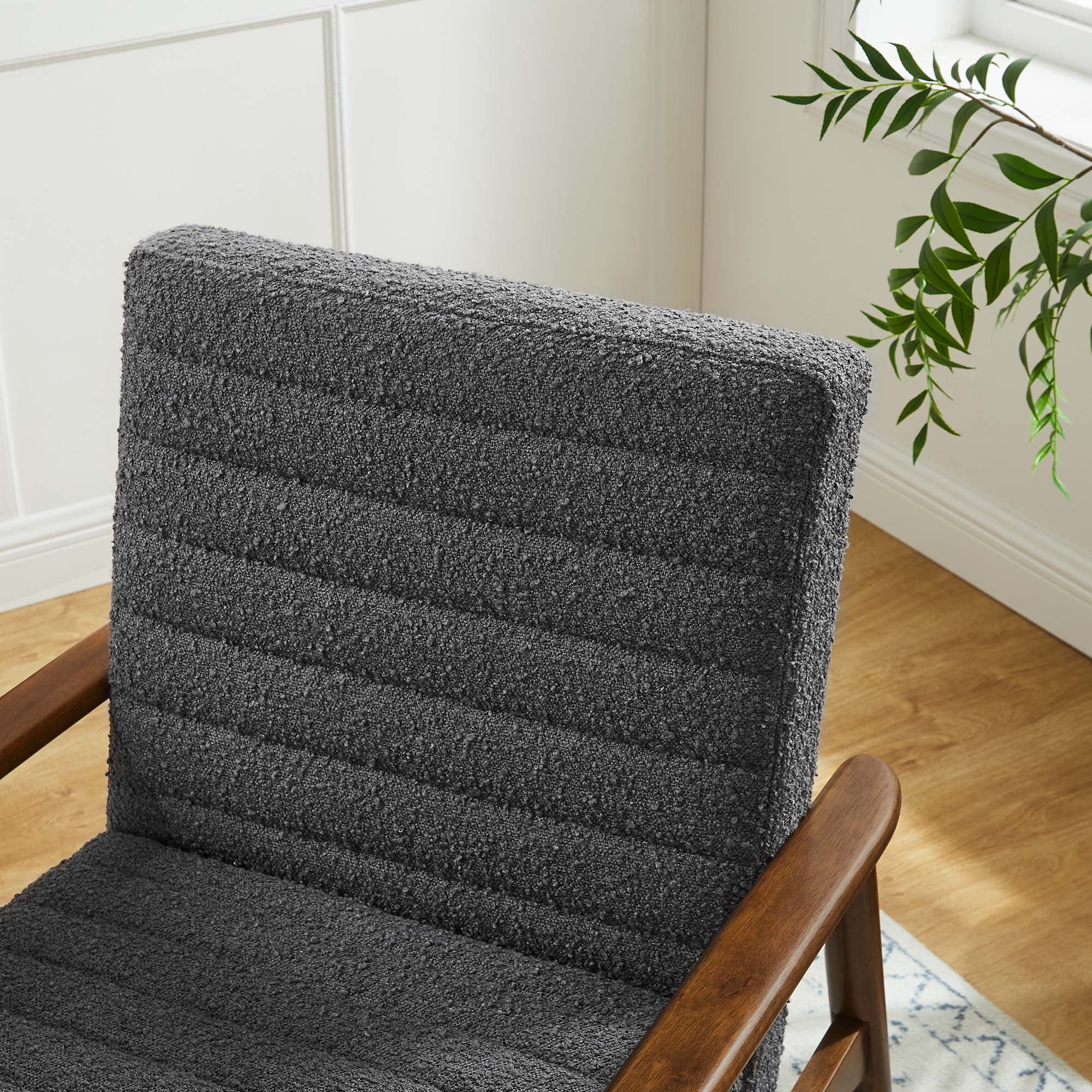 Modway Jensen Boucle Fabric Accent Chair