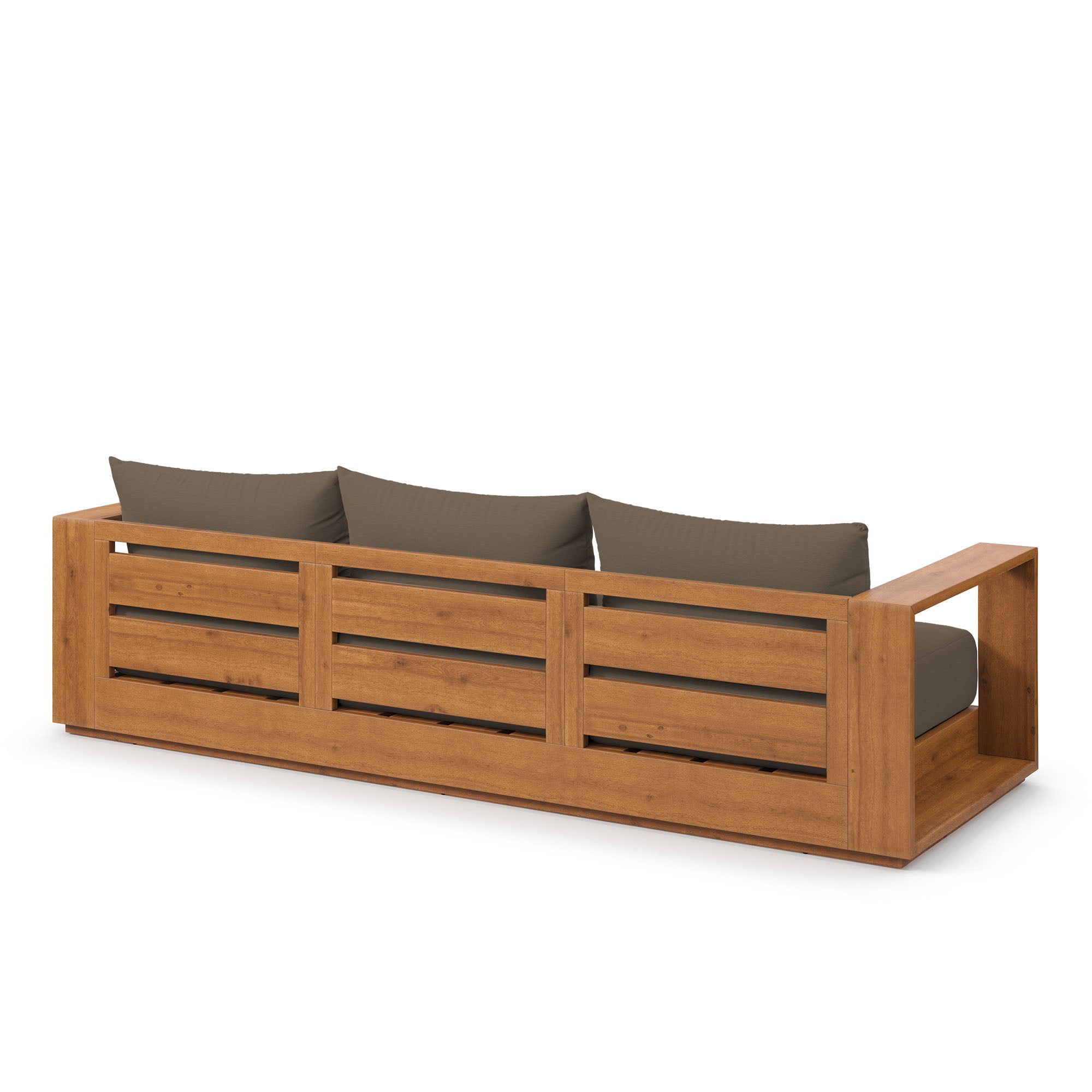 Modway Tahoe Outdoor Patio Acacia Wood Sofa