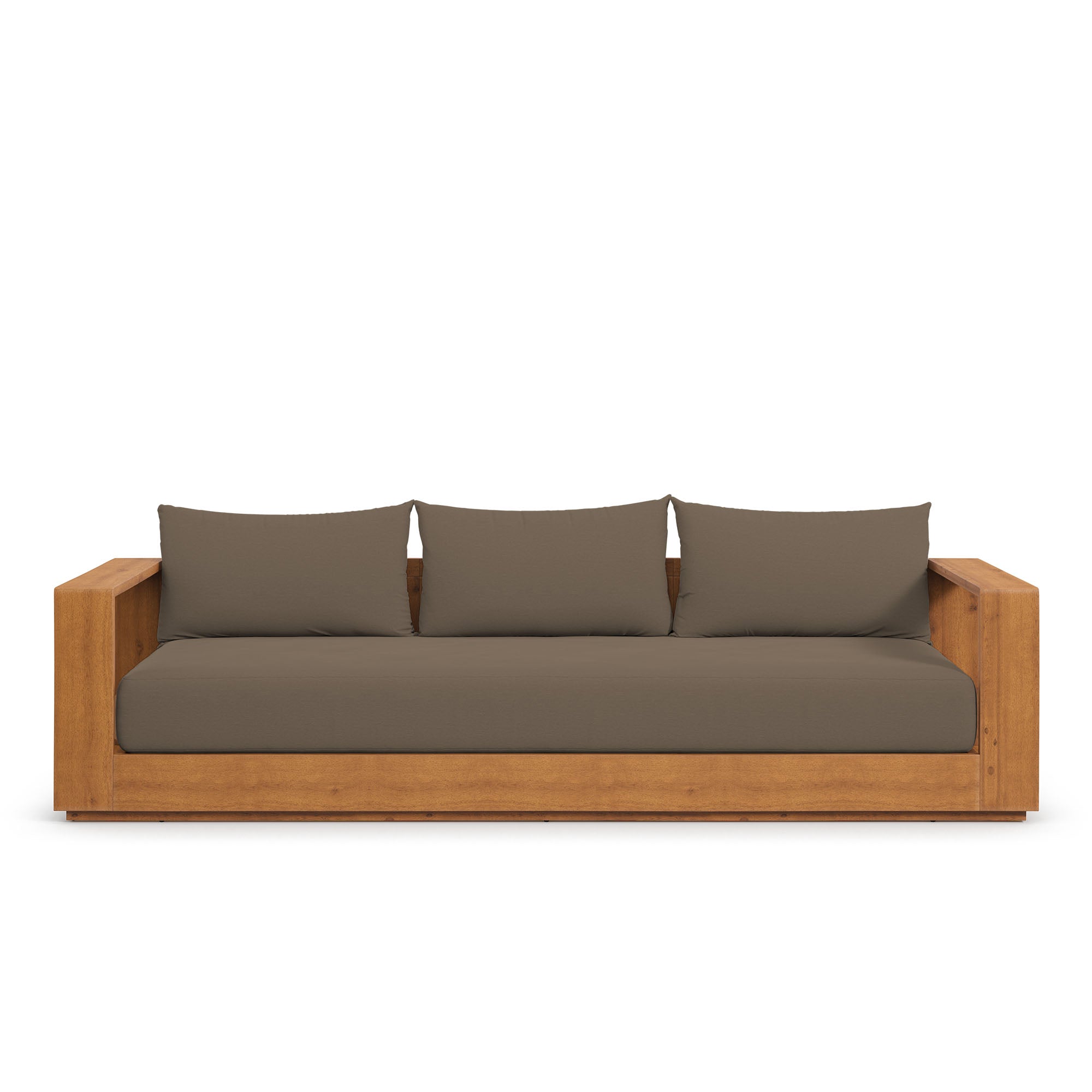 Modway Tahoe Outdoor Patio Acacia Wood Sofa