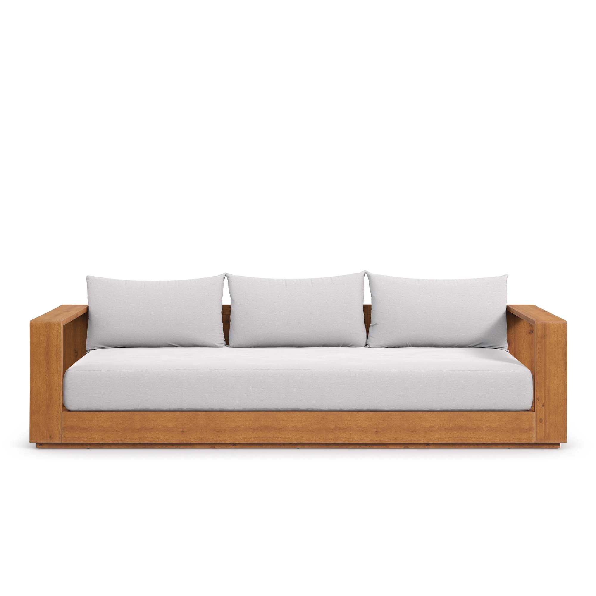 Modway Tahoe Outdoor Patio Acacia Wood Sofa