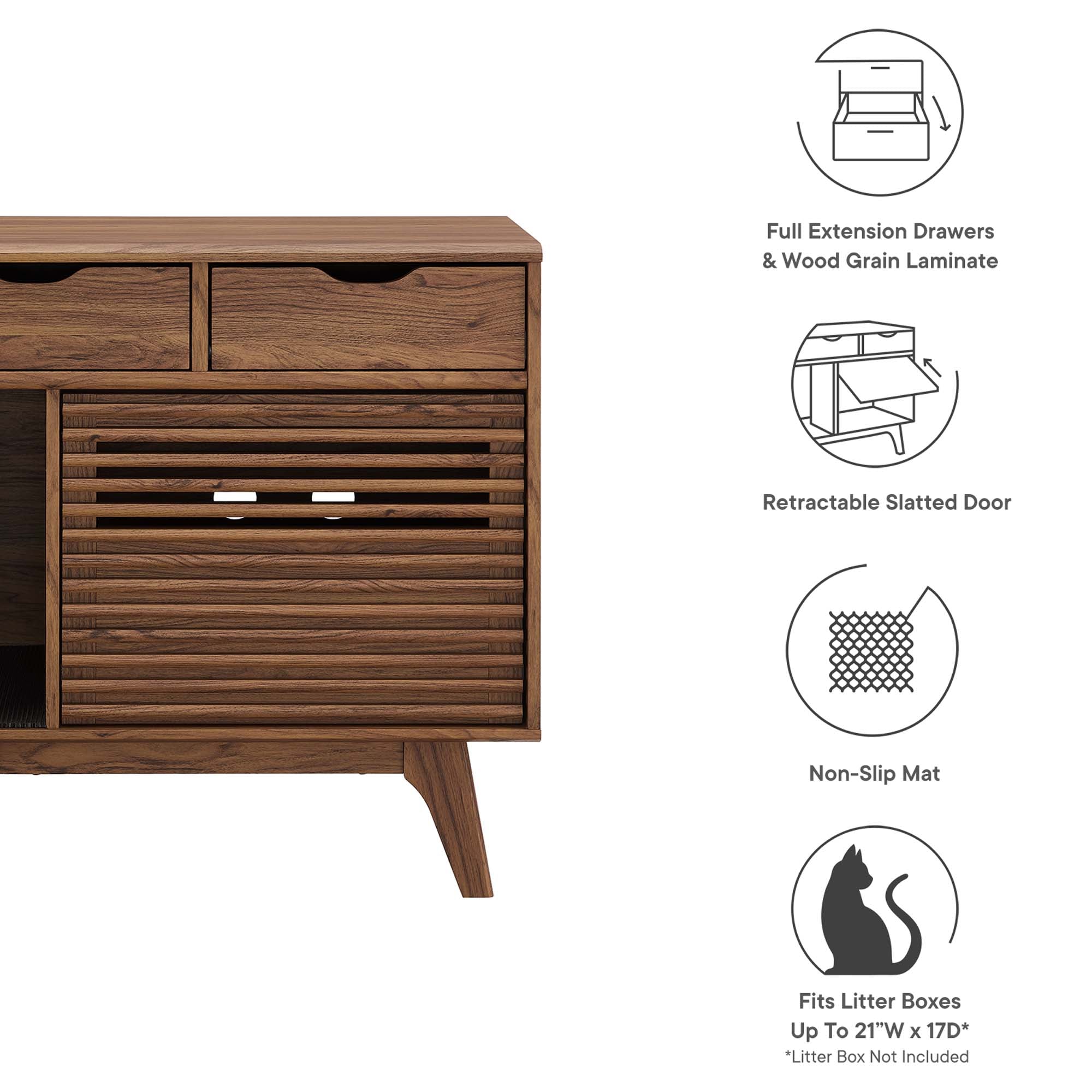 Modway Render Cat Cabinet