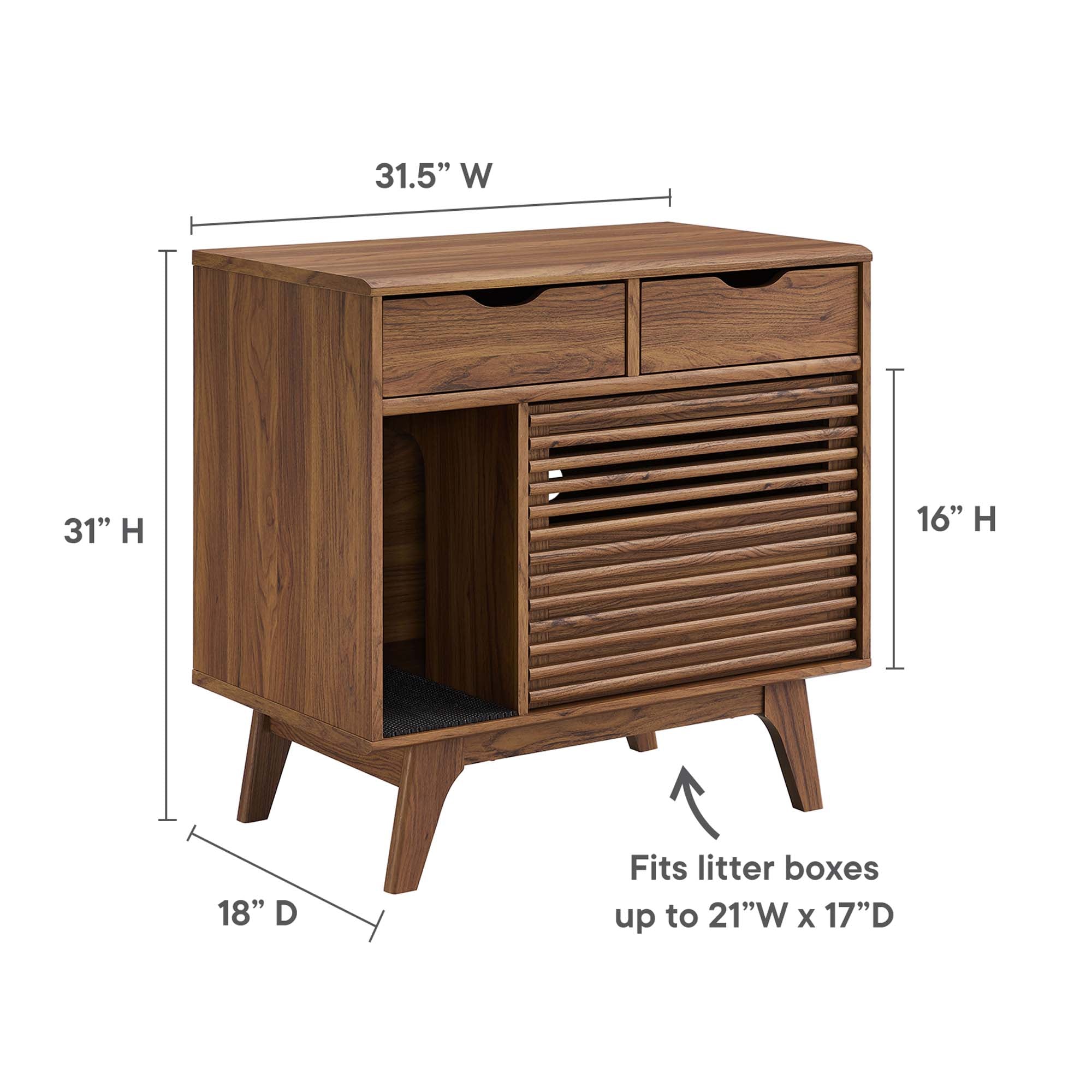 Modway Render Cat Cabinet