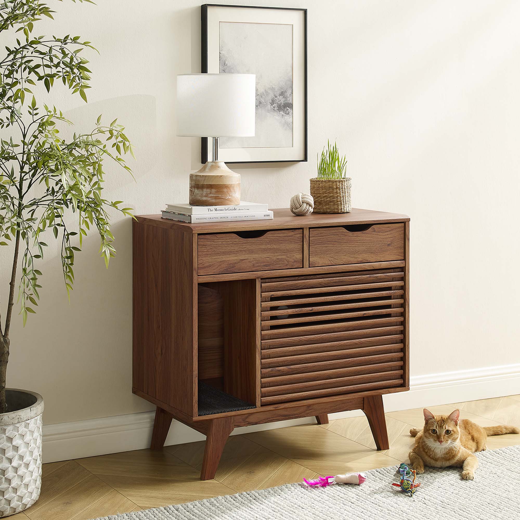 Modway Render Cat Cabinet