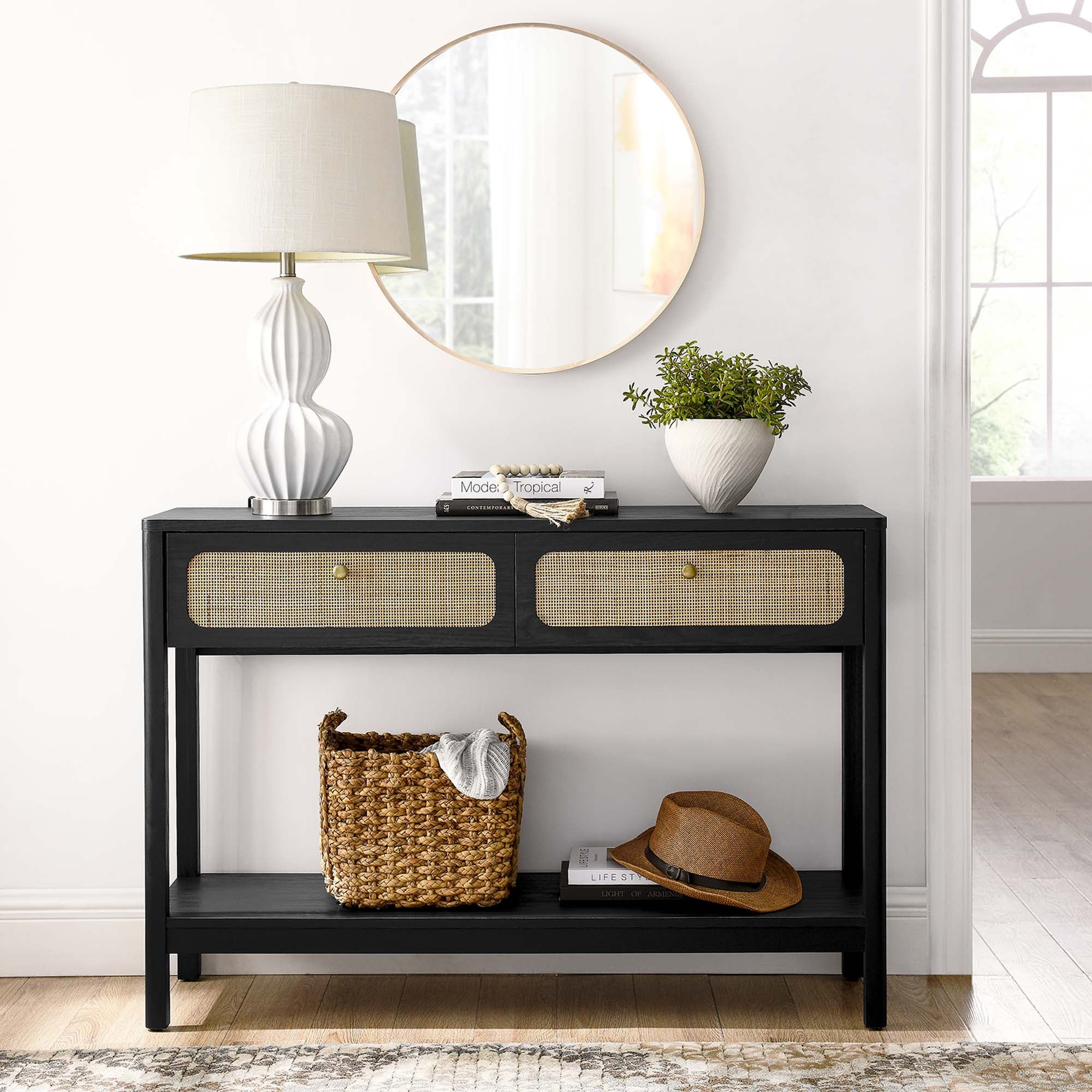 Modway Chaucer Wood Entryway Console Table