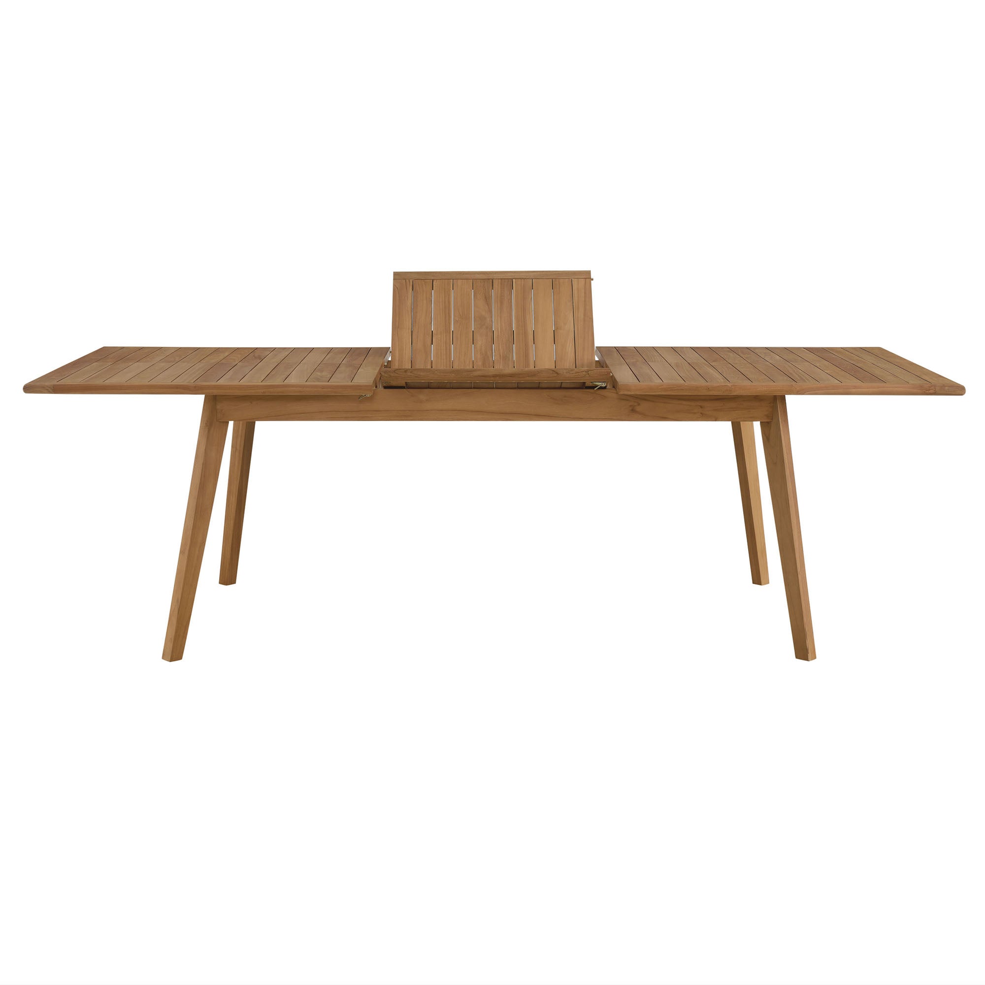 Modway Vienna Outdoor Patio Teak Wood Extendable Dining Table