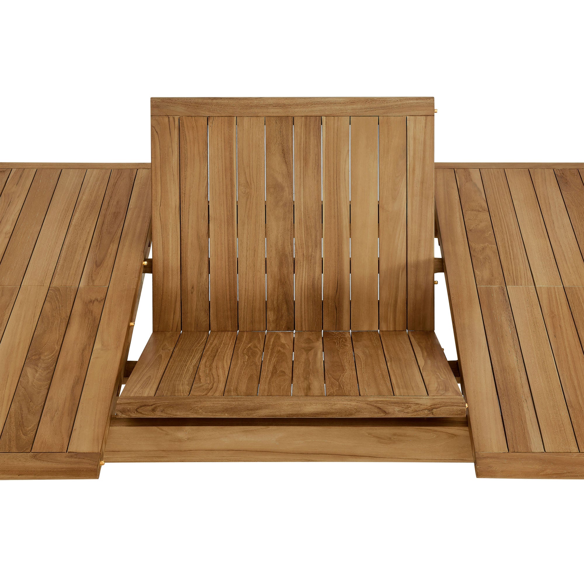 Modway Vienna Outdoor Patio Teak Wood Extendable Dining Table