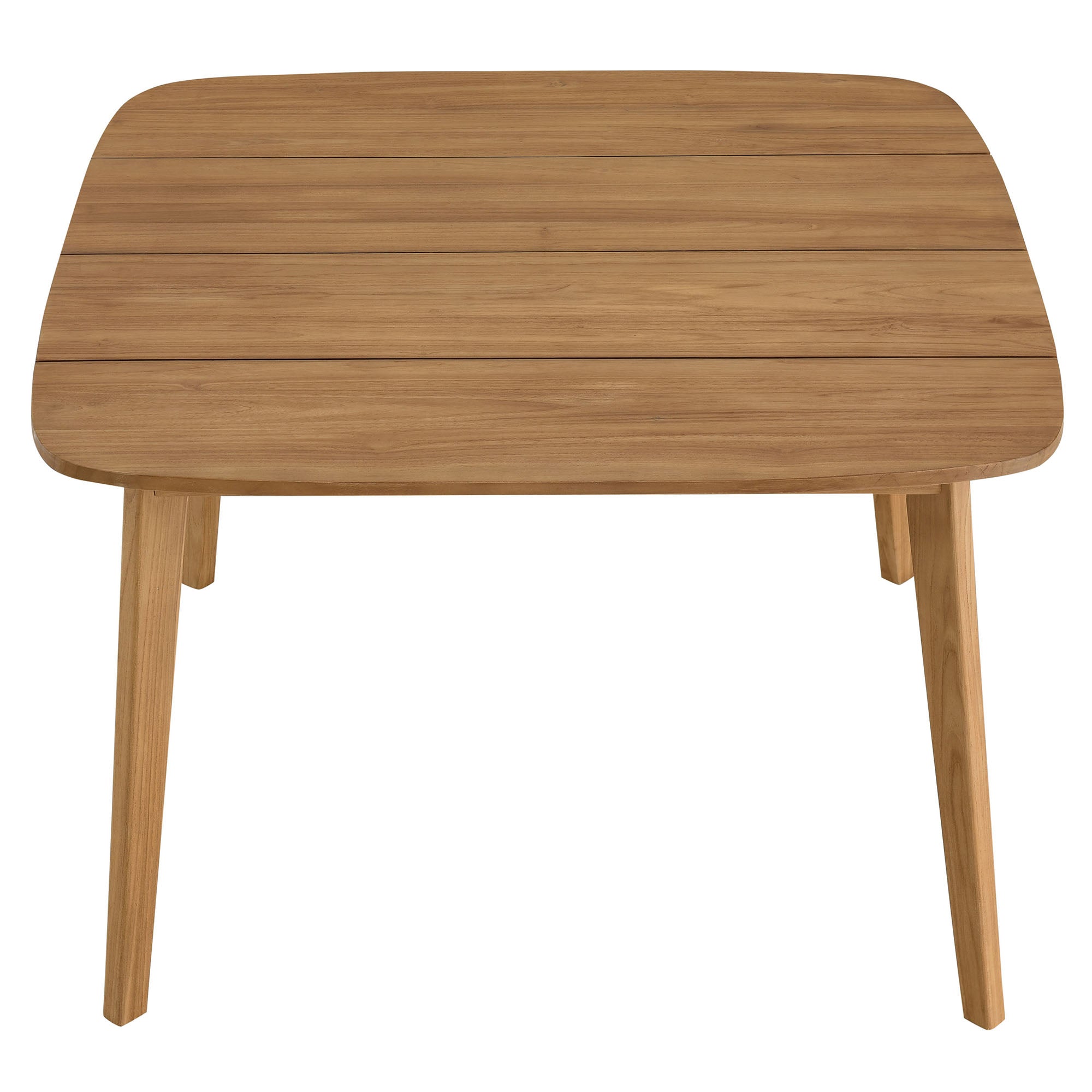 Modway Vienna 46" Square Outdoor Patio Teak Wood Dining Table