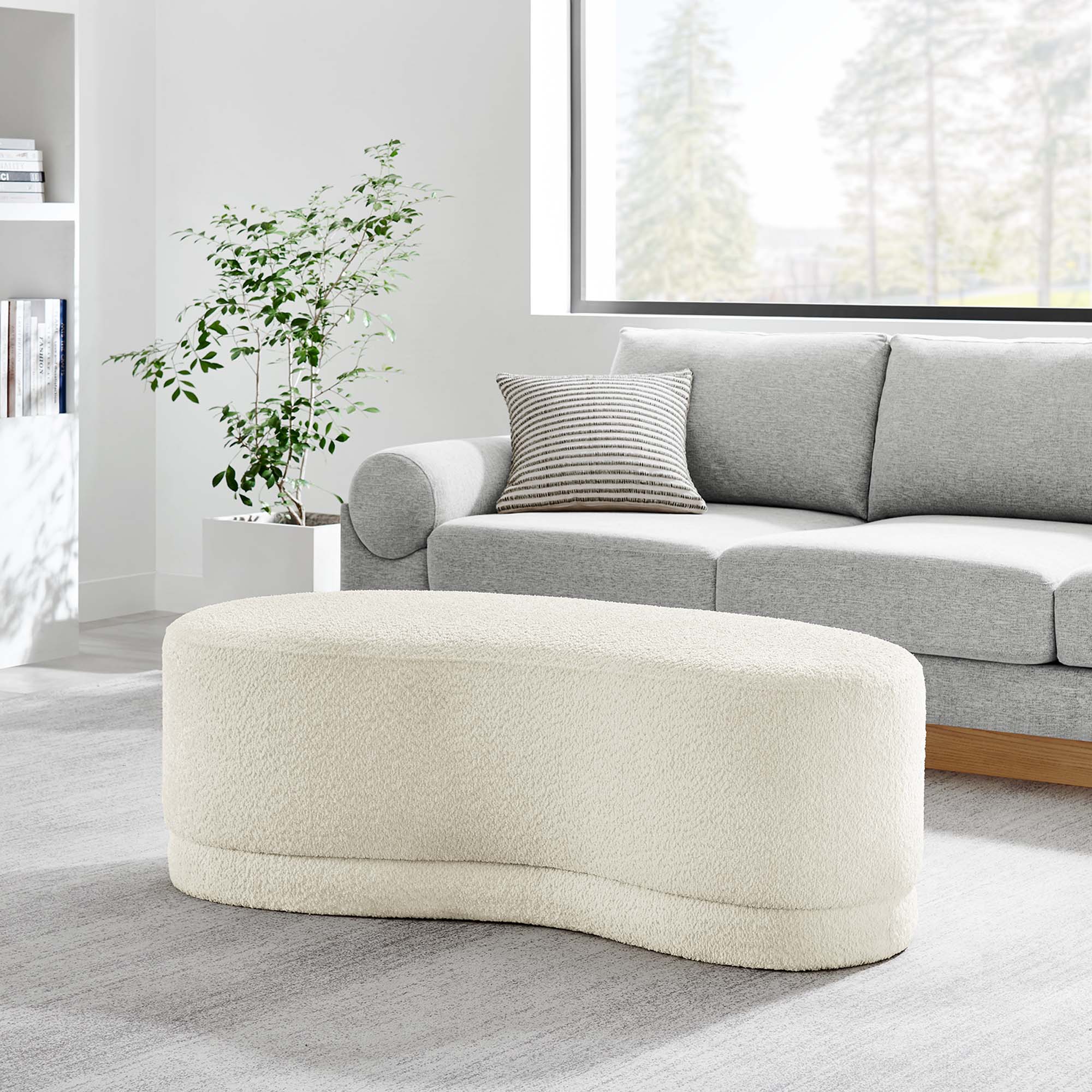 Modway Nimbus 48" Upholstered Ottoman Bench