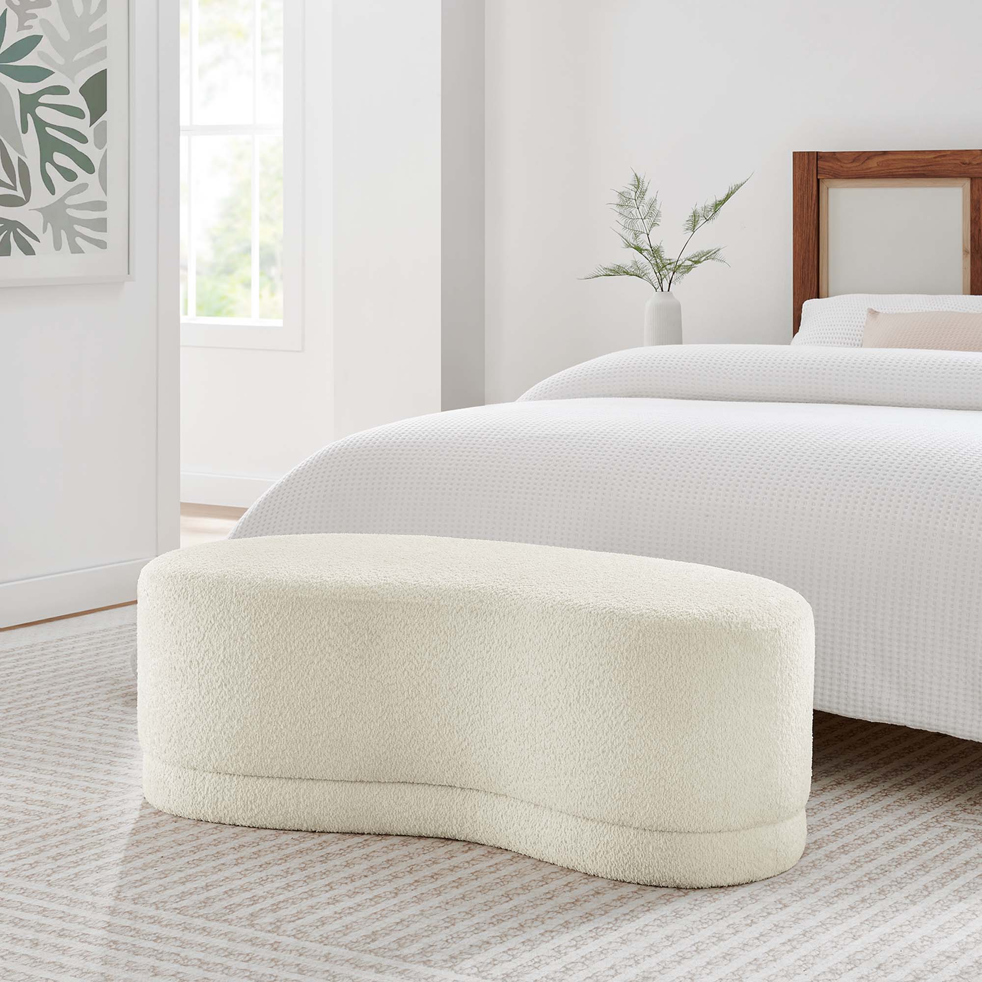 Modway Nimbus 48" Upholstered Ottoman Bench