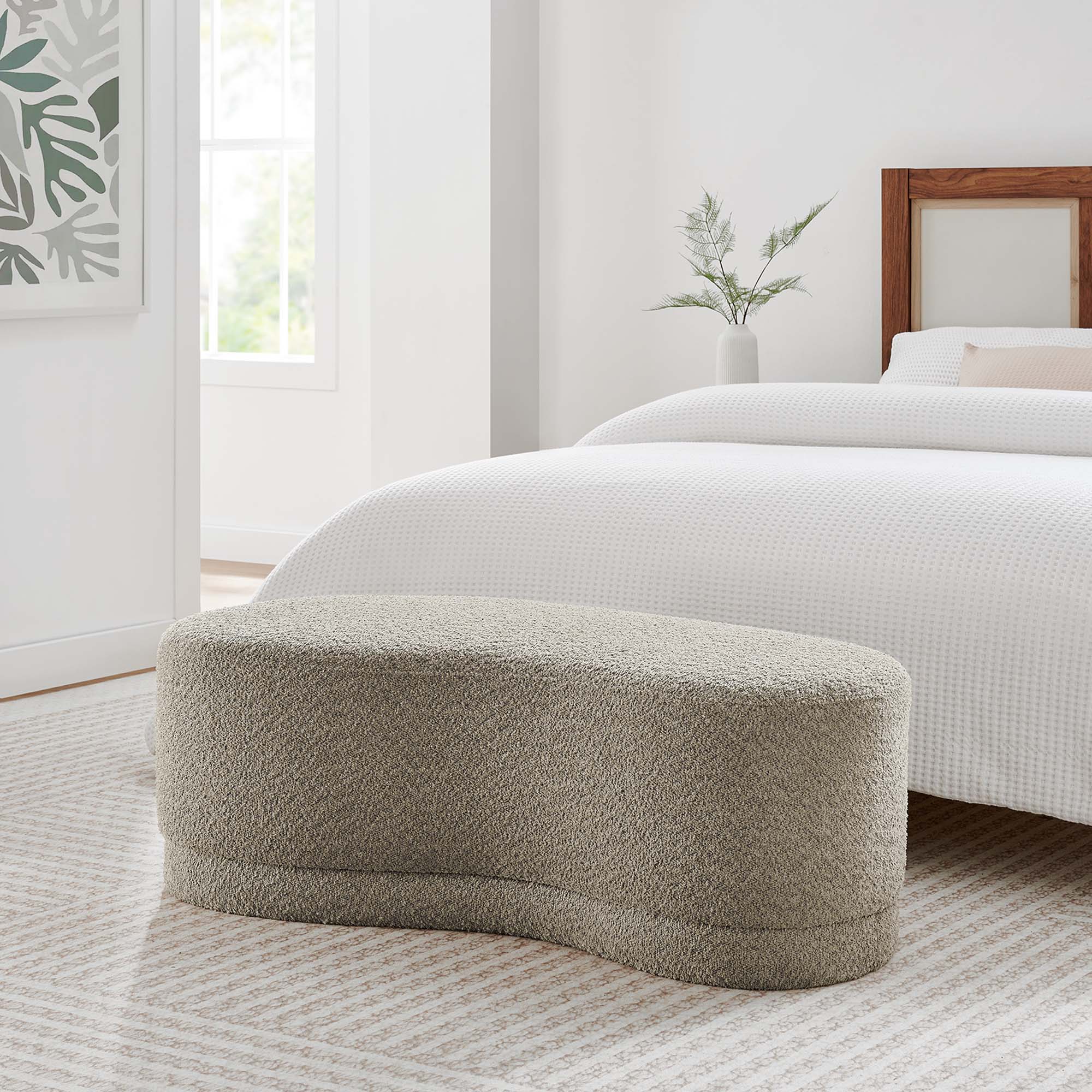 Modway Nimbus 48" Upholstered Ottoman Bench
