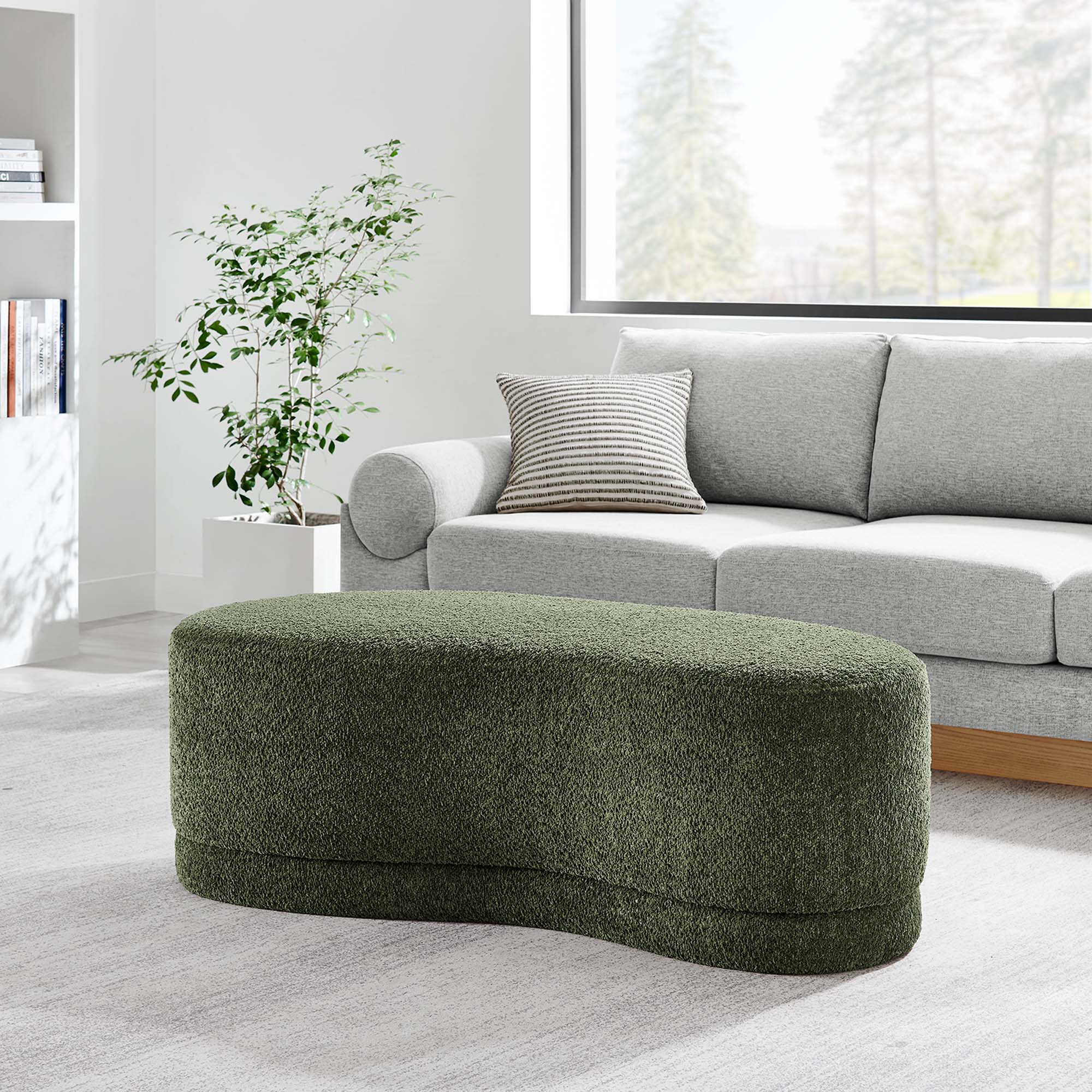 Modway Nimbus 48" Upholstered Ottoman Bench