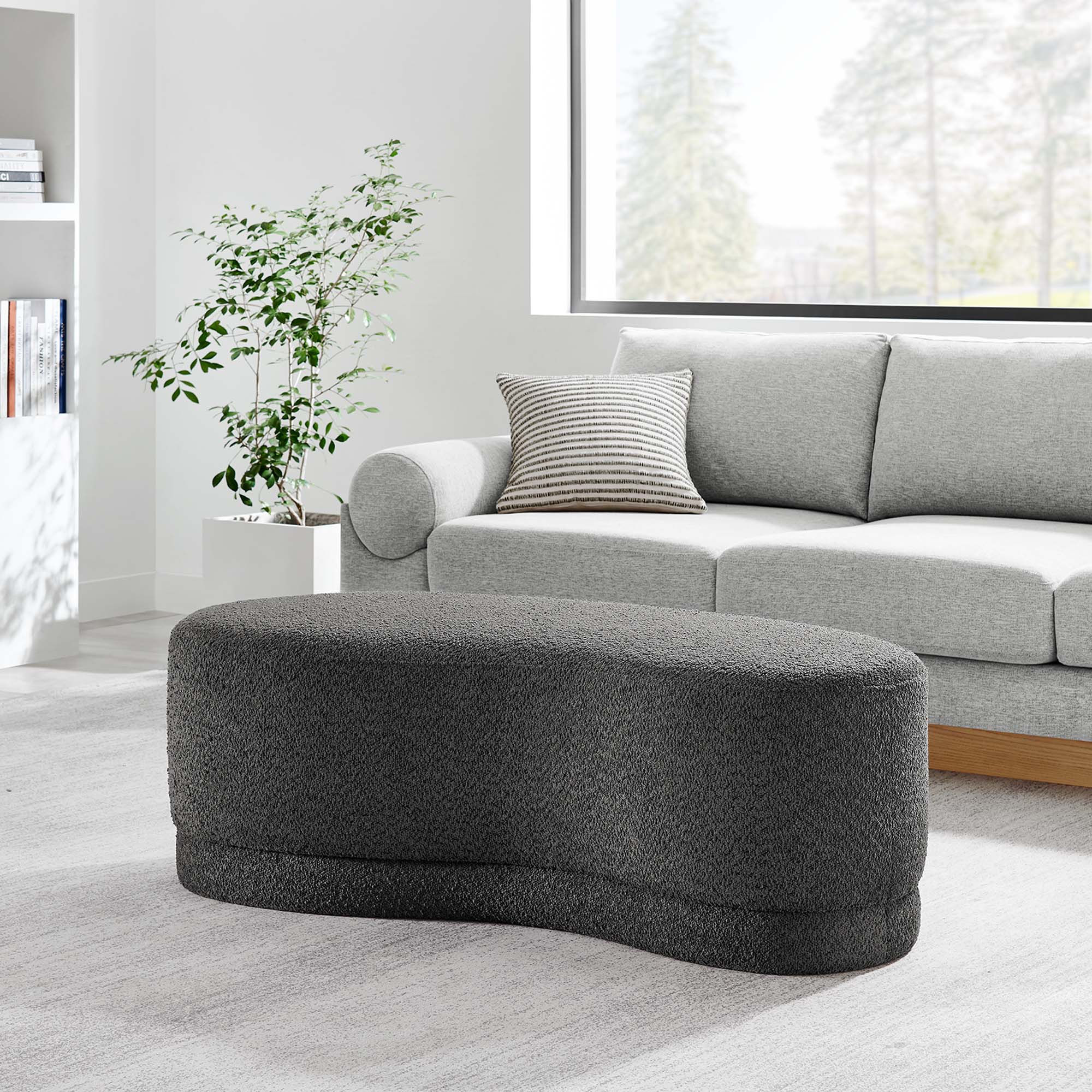 Modway Nimbus 48" Upholstered Ottoman Bench