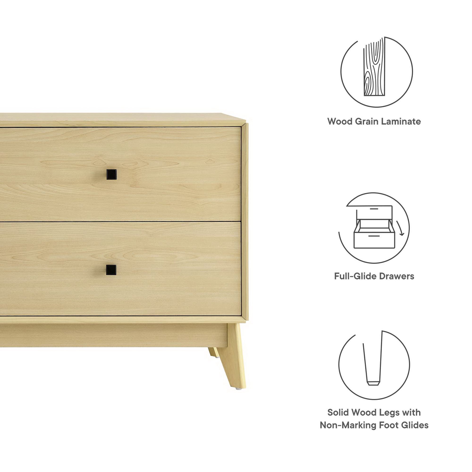 Modway Nectar 43" Wood Grain Accent Cabinet