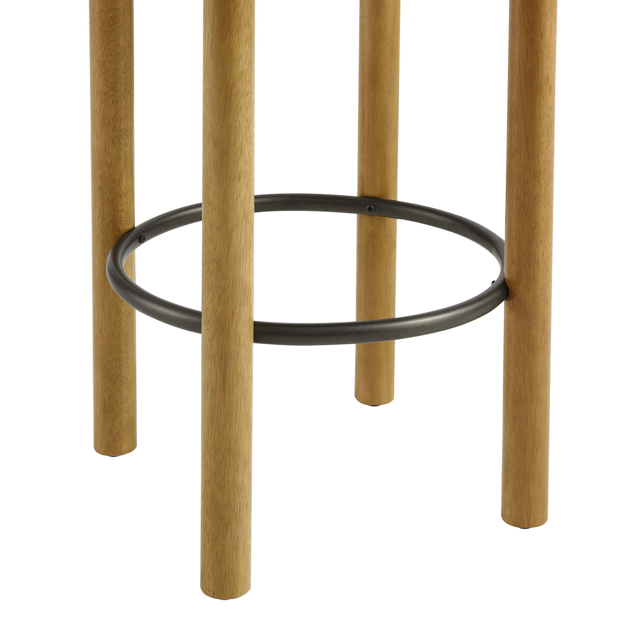 Modway Fable Boucle Fabric Counter Stools Set of 2