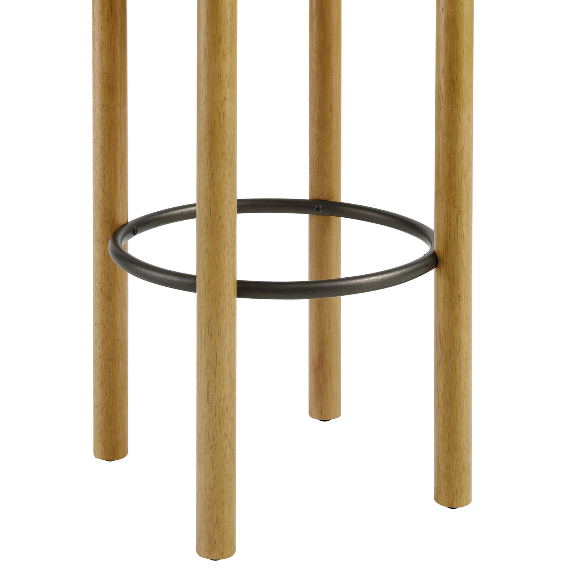 Modway Fable Boucle Fabric Bar Stools Set of 2