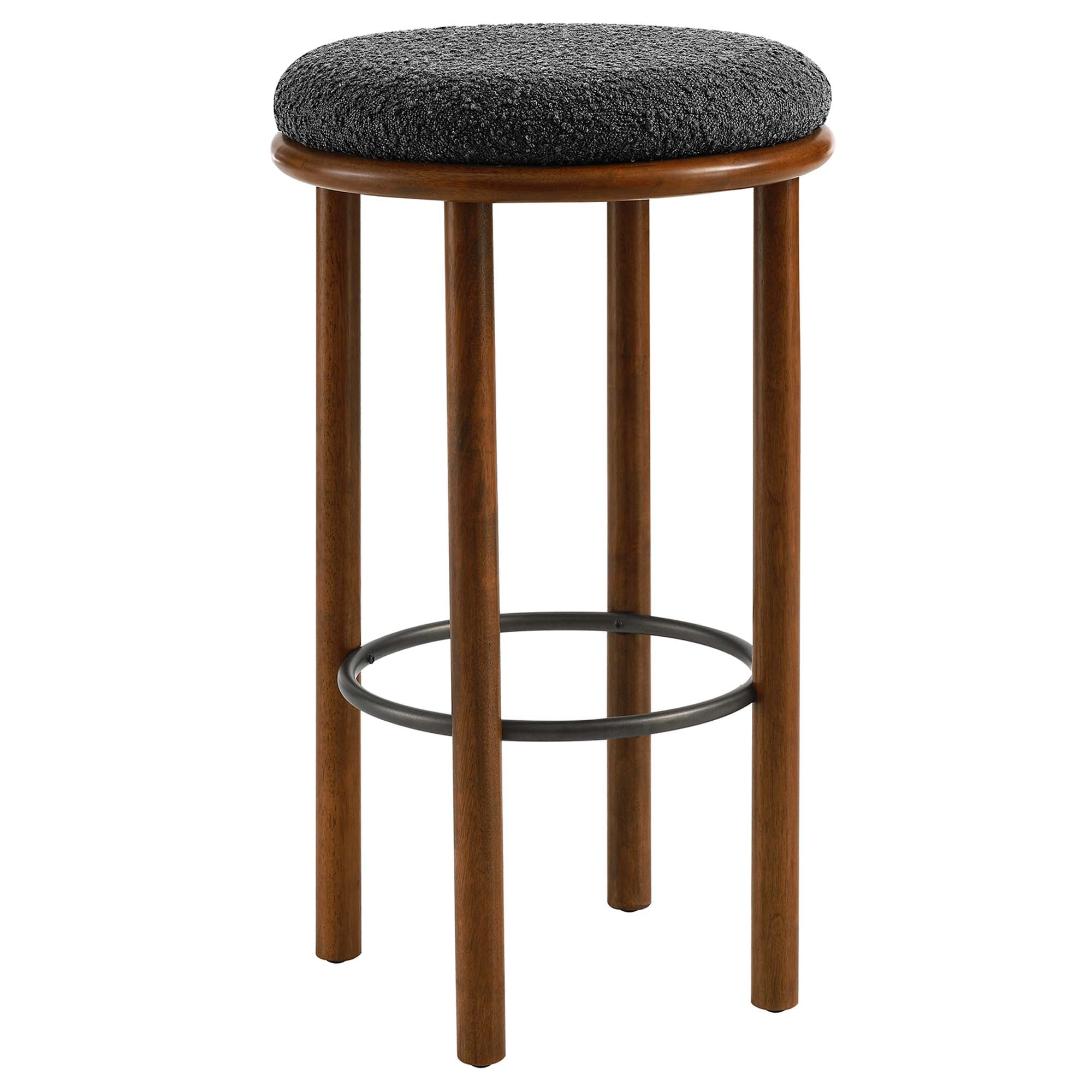 Modway Fable Boucle Fabric Bar Stools Set of 2