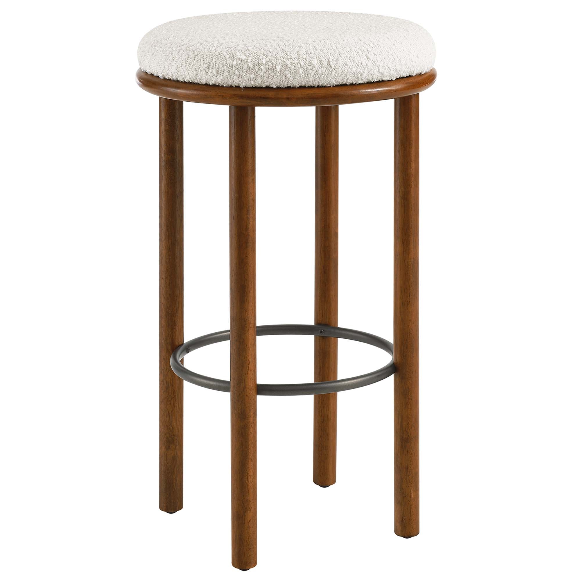 Modway Fable Boucle Fabric Bar Stools Set of 2