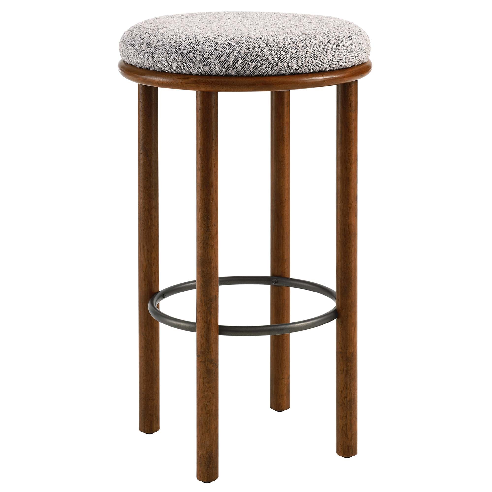 Modway Fable Boucle Fabric Bar Stools Set of 2