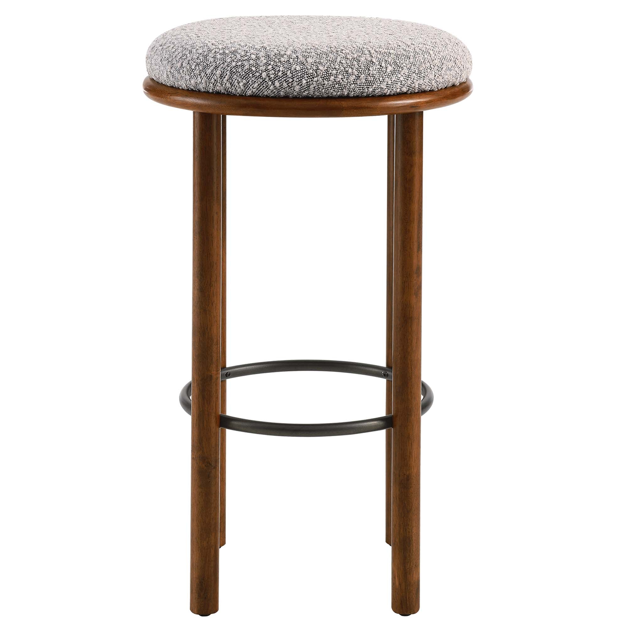 Modway Fable Boucle Fabric Bar Stools Set of 2