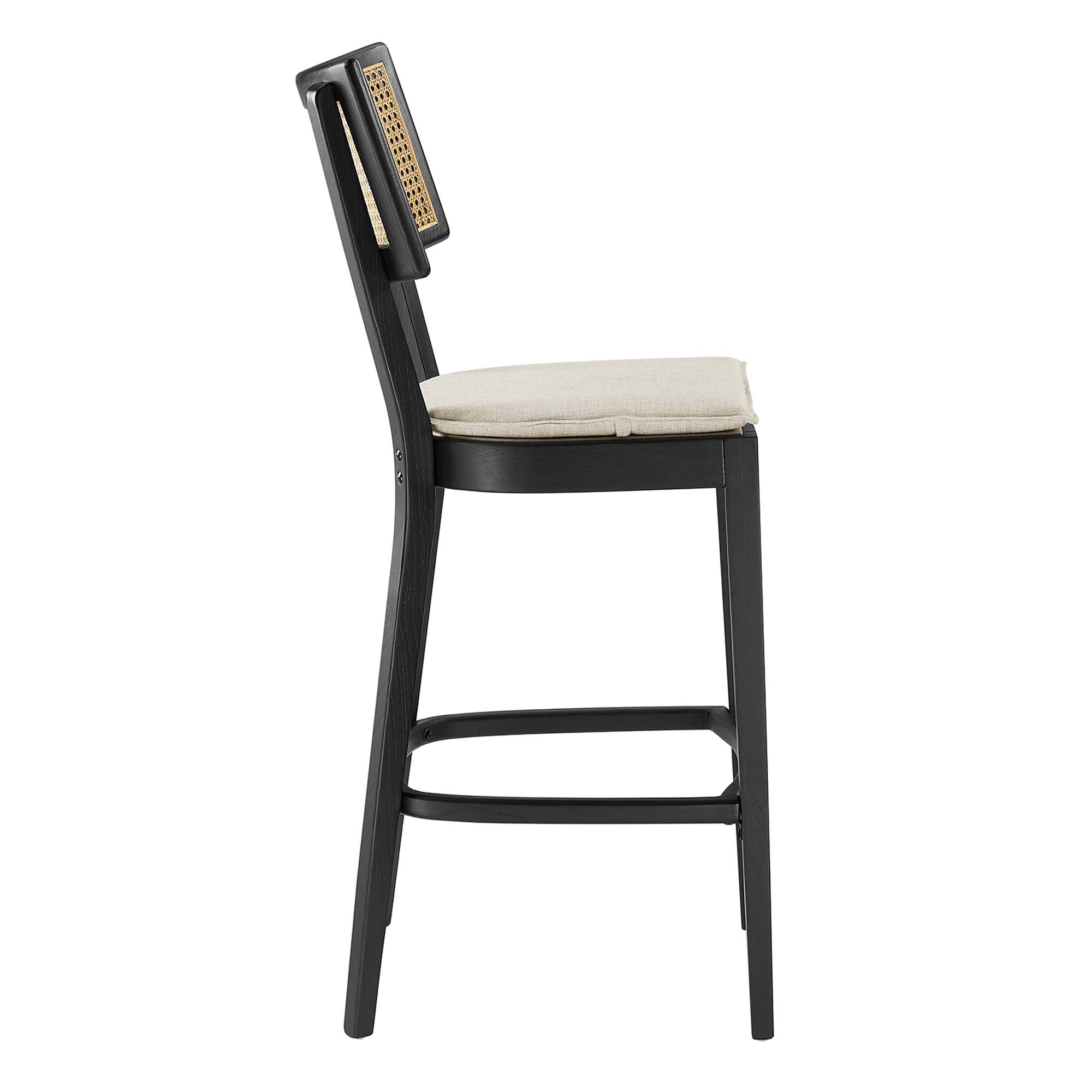 Modway Caledonia Wood Bar Stools Set of 2