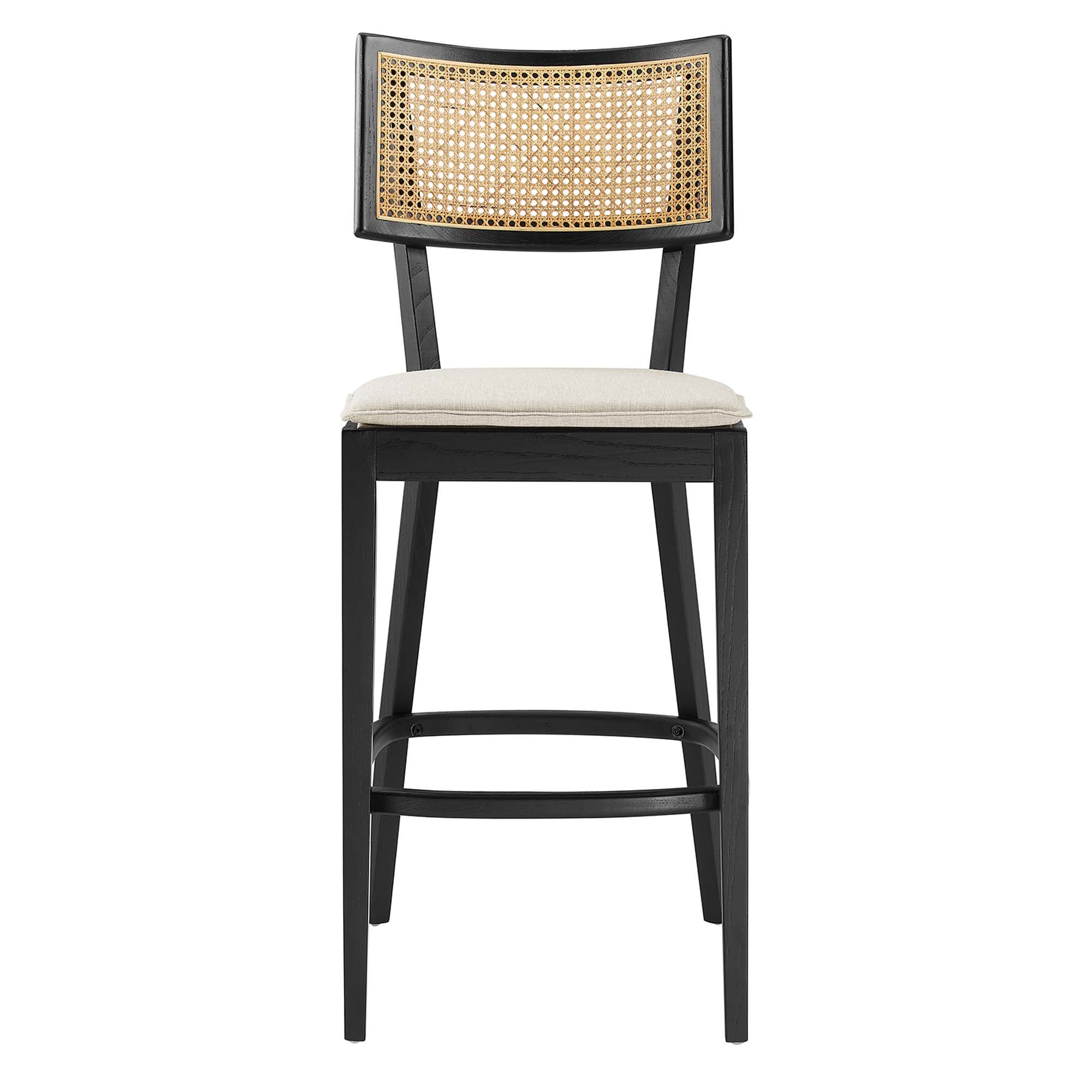 Modway Caledonia Wood Bar Stools Set of 2