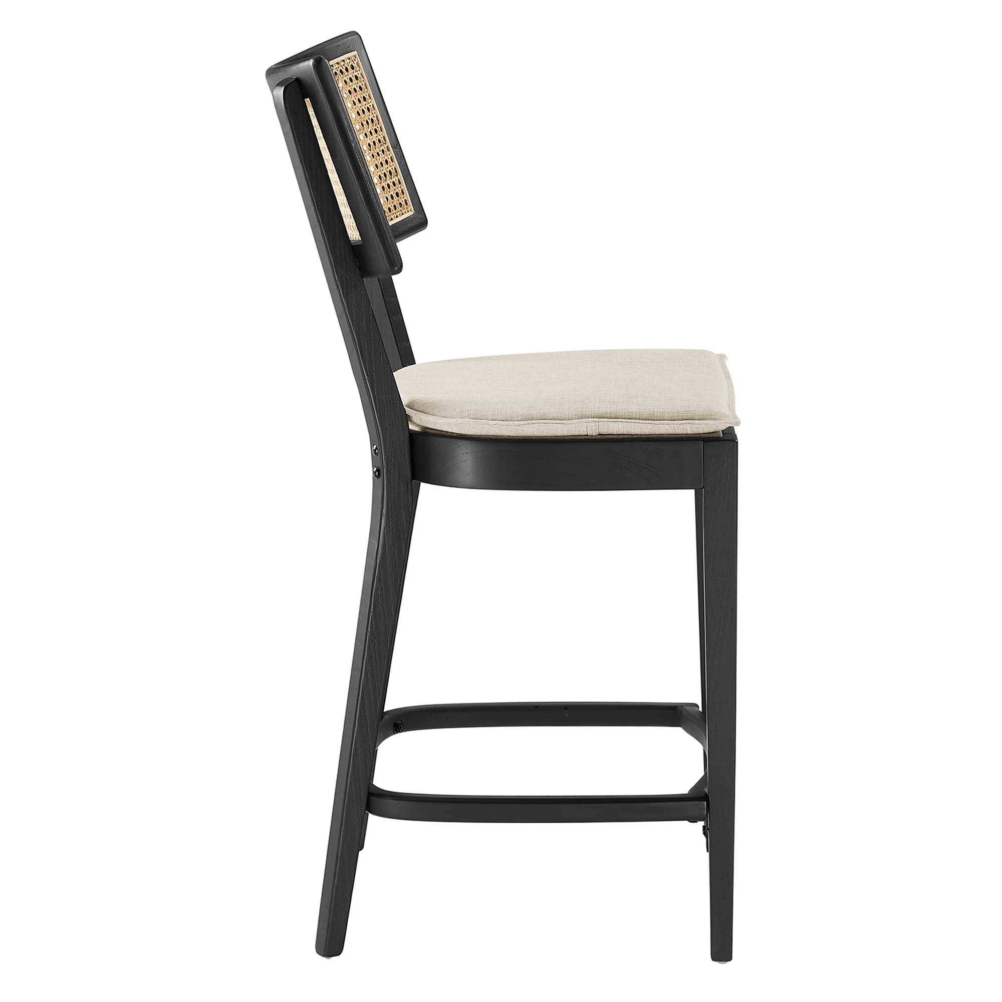 Modway Caledonia Wood Counter Stools Set of 2