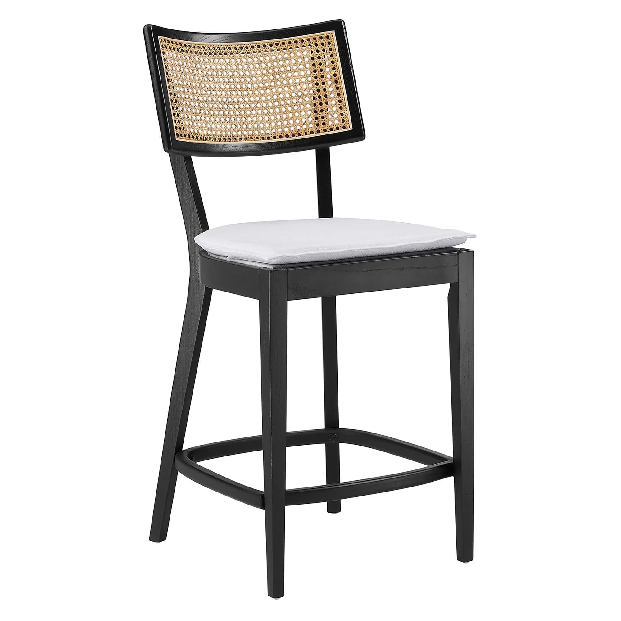 Modway Caledonia Wood Counter Stools Set of 2