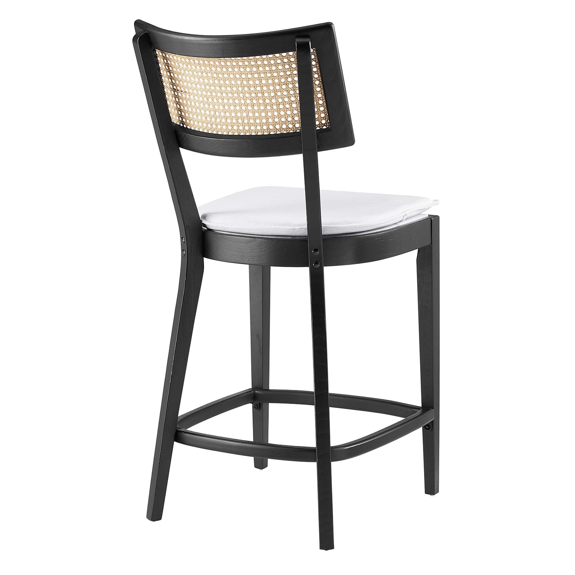 Modway Caledonia Wood Counter Stools Set of 2