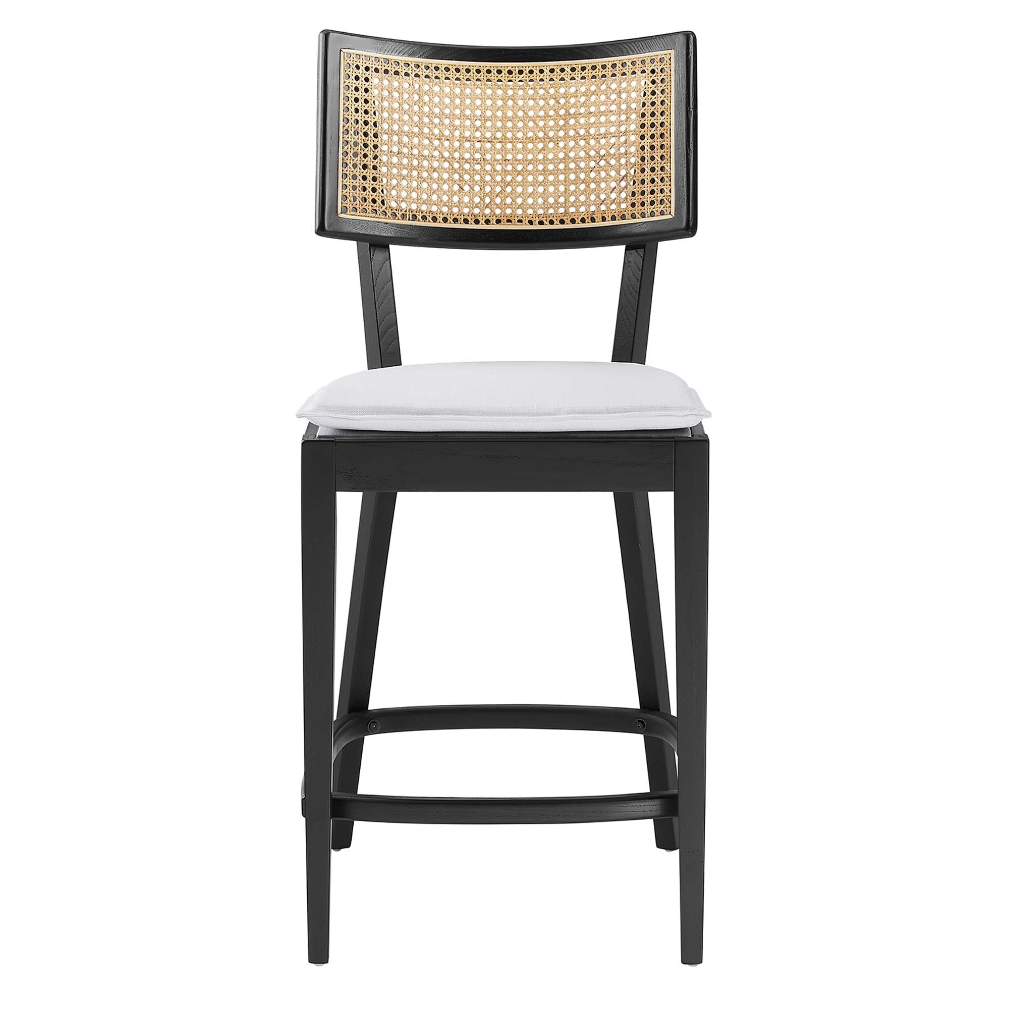 Modway Caledonia Wood Counter Stools Set of 2