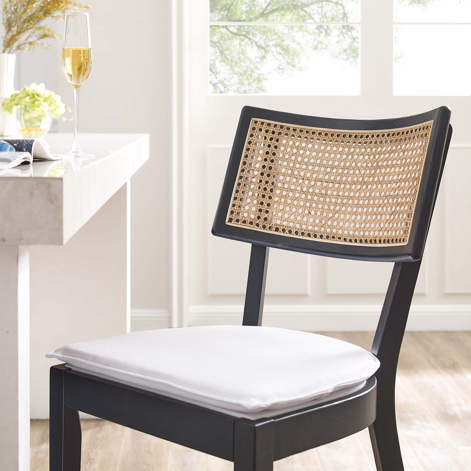 Modway Caledonia Wood Counter Stools Set of 2