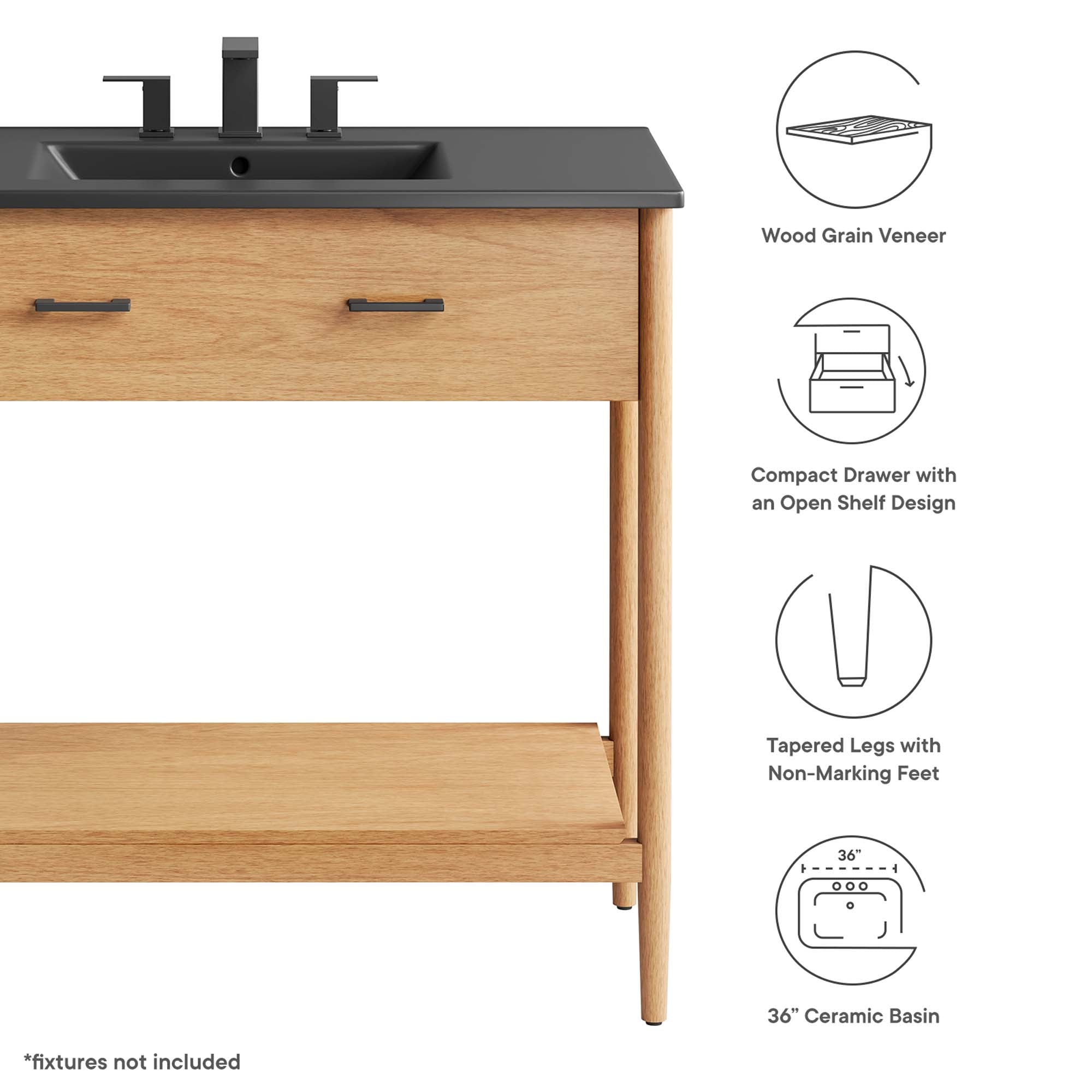 Modway Zaire 36" Bathroom Vanity