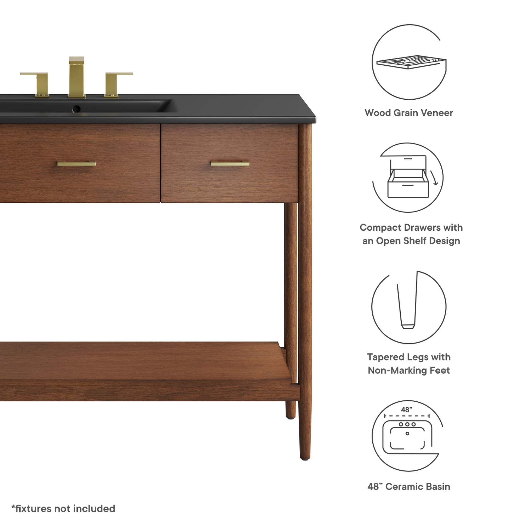 Modway Zaire 48" Single Sink Bathroom Vanity