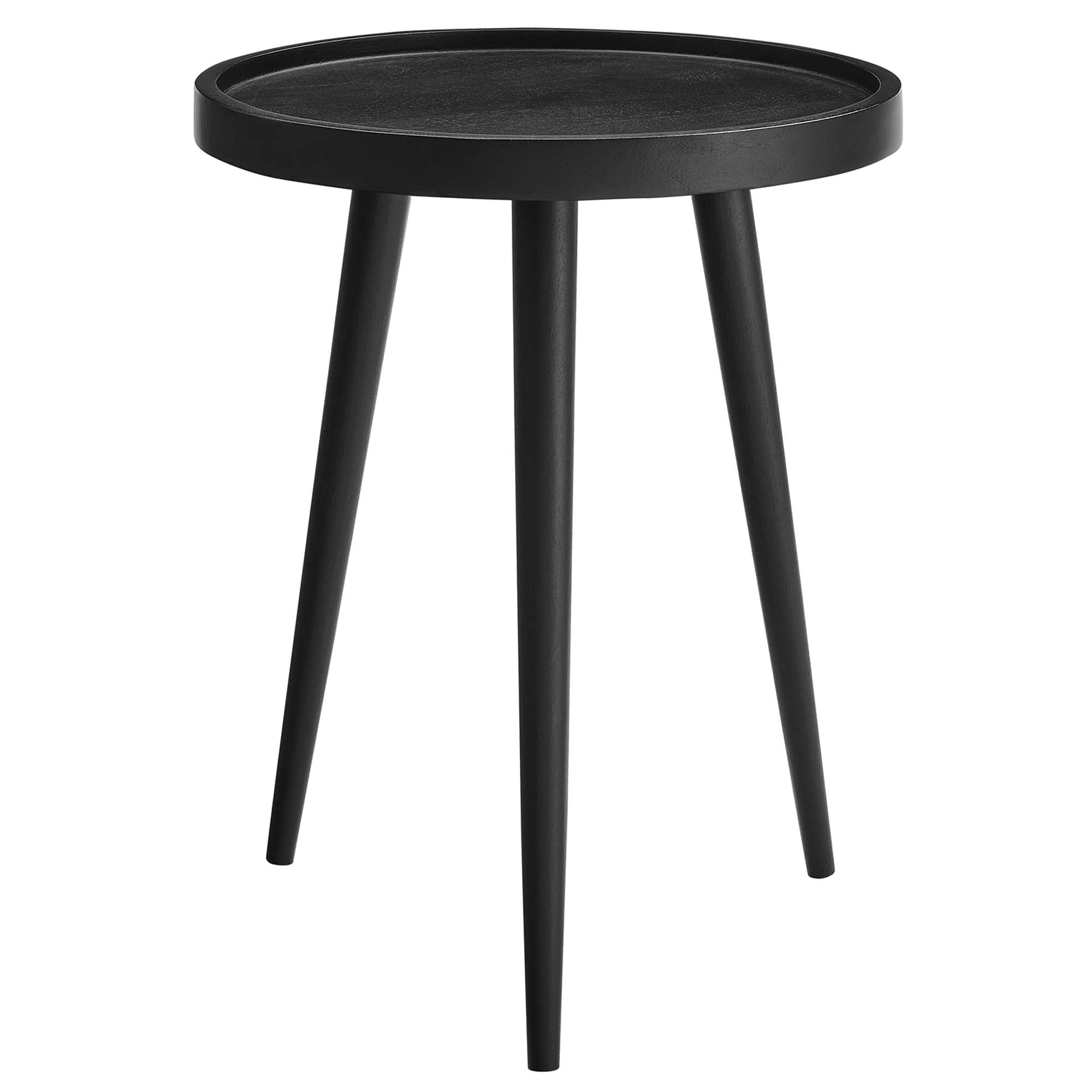 Modway Chiro Round Wood Side Table