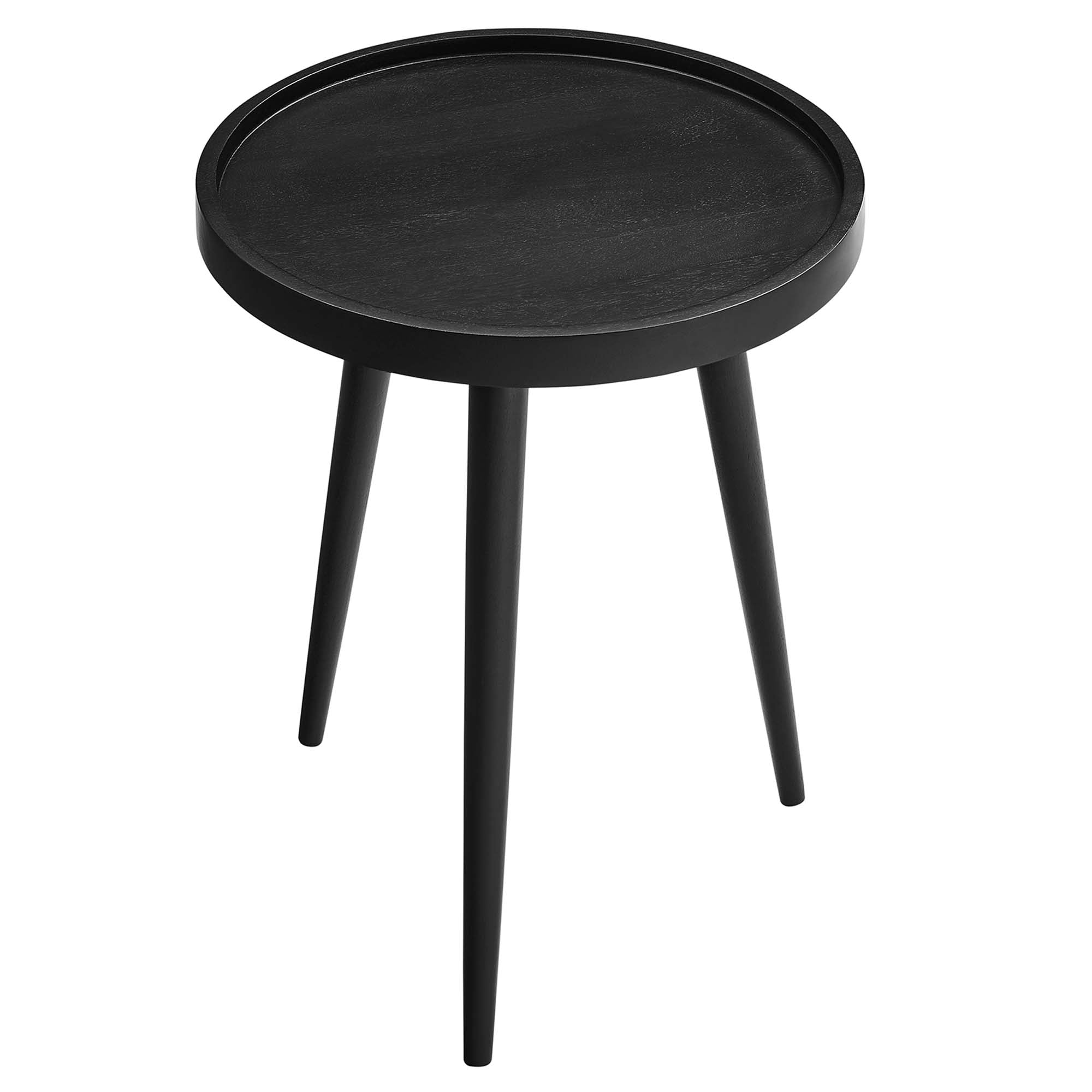 Modway Chiro Round Wood Side Table