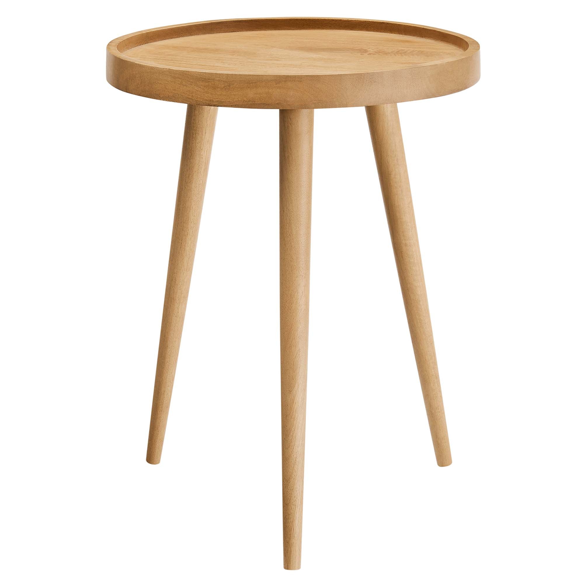 Modway Chiro Round Wood Side Table