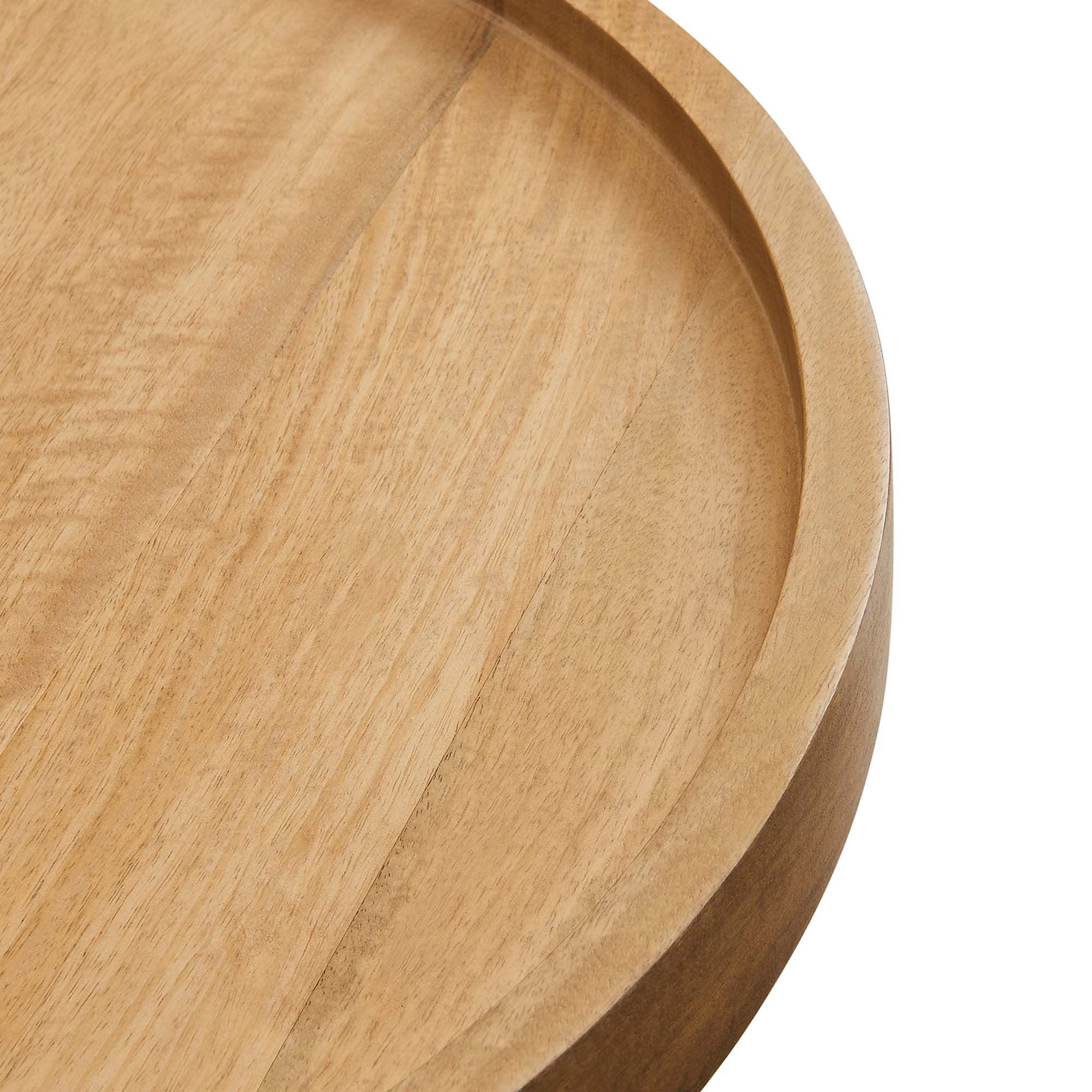 Modway Chiro Round Wood Side Table