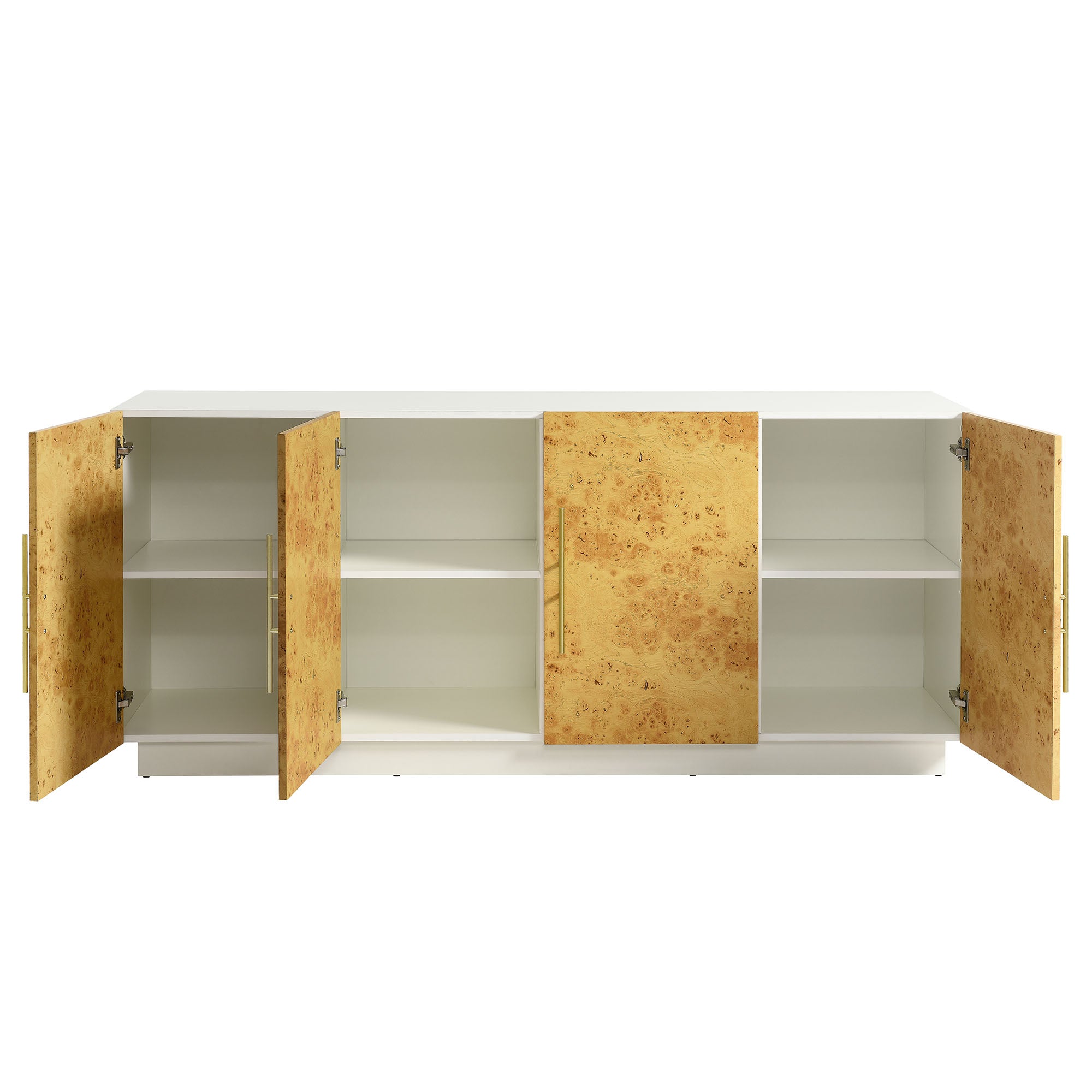 Modway Abel 69 Inch Burl Wood Sideboard Buffet TV Stand