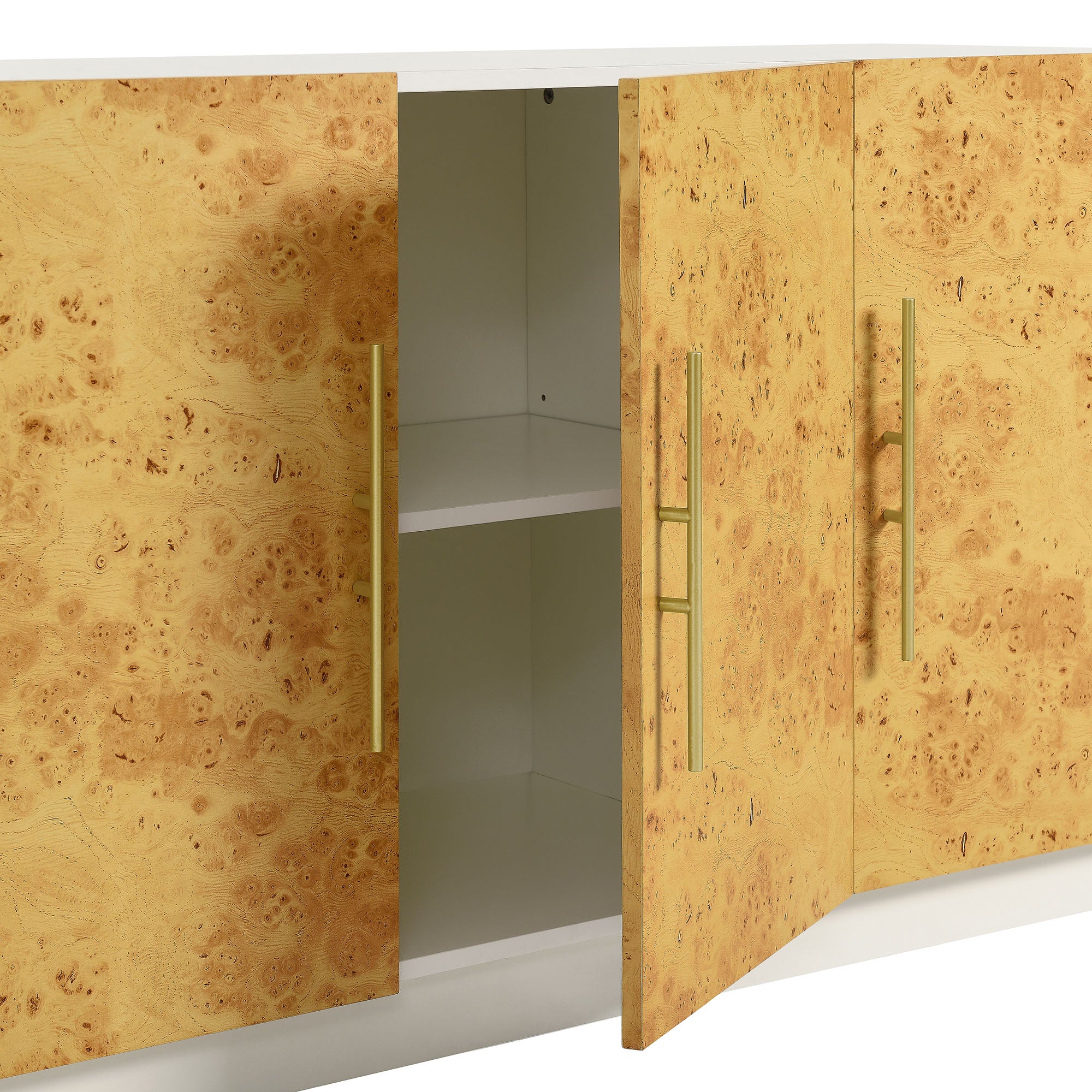 Modway Abel 69 Inch Burl Wood Sideboard Buffet TV Stand