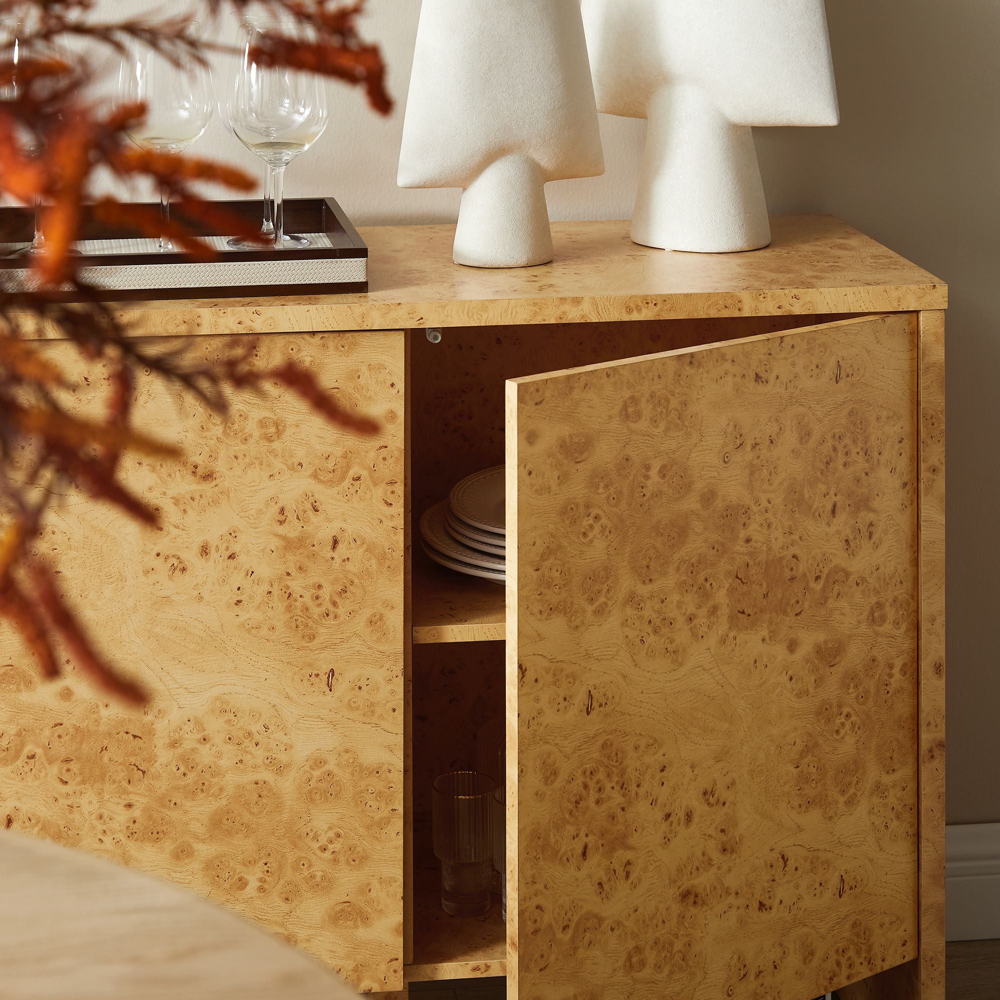 Modway Hudson 60" Burl Wood Sideboard