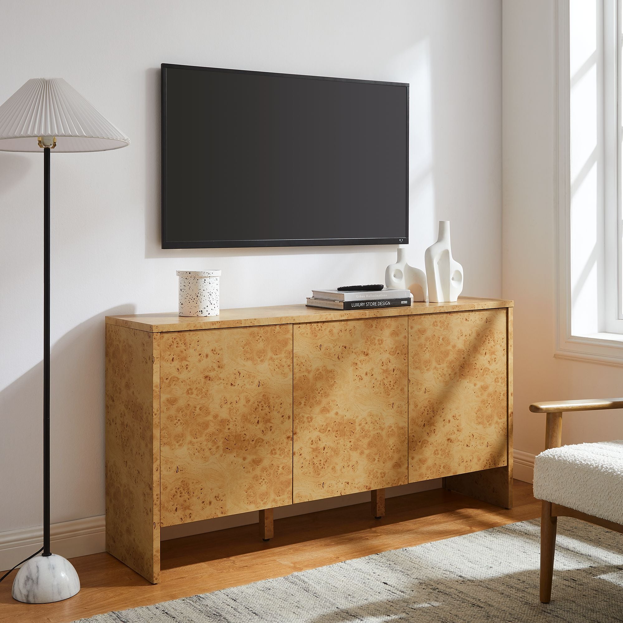 Modway Hudson 60" Burl Wood Sideboard
