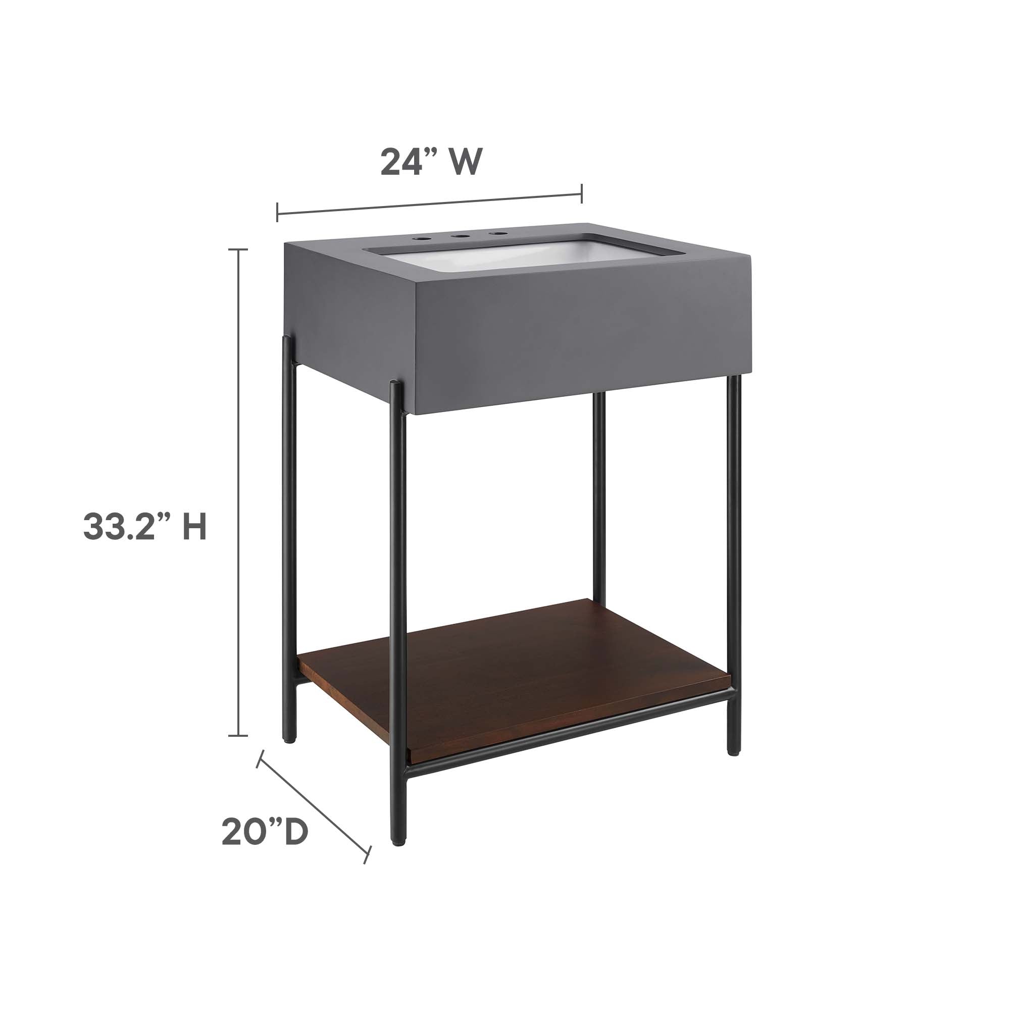 Modway Etch 24" Bathroom Vanity with Sink