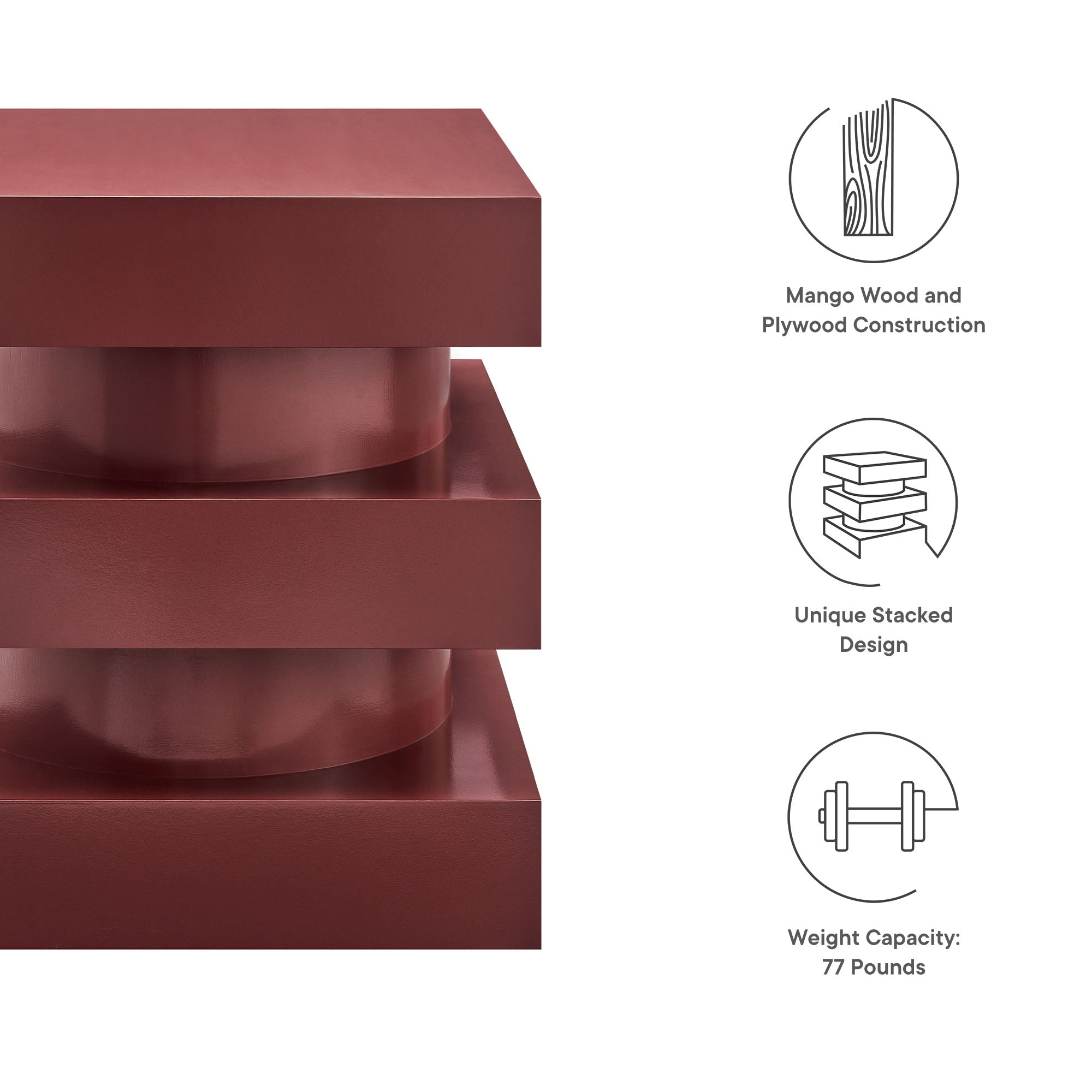 Modway Perpetuate Totem End Table