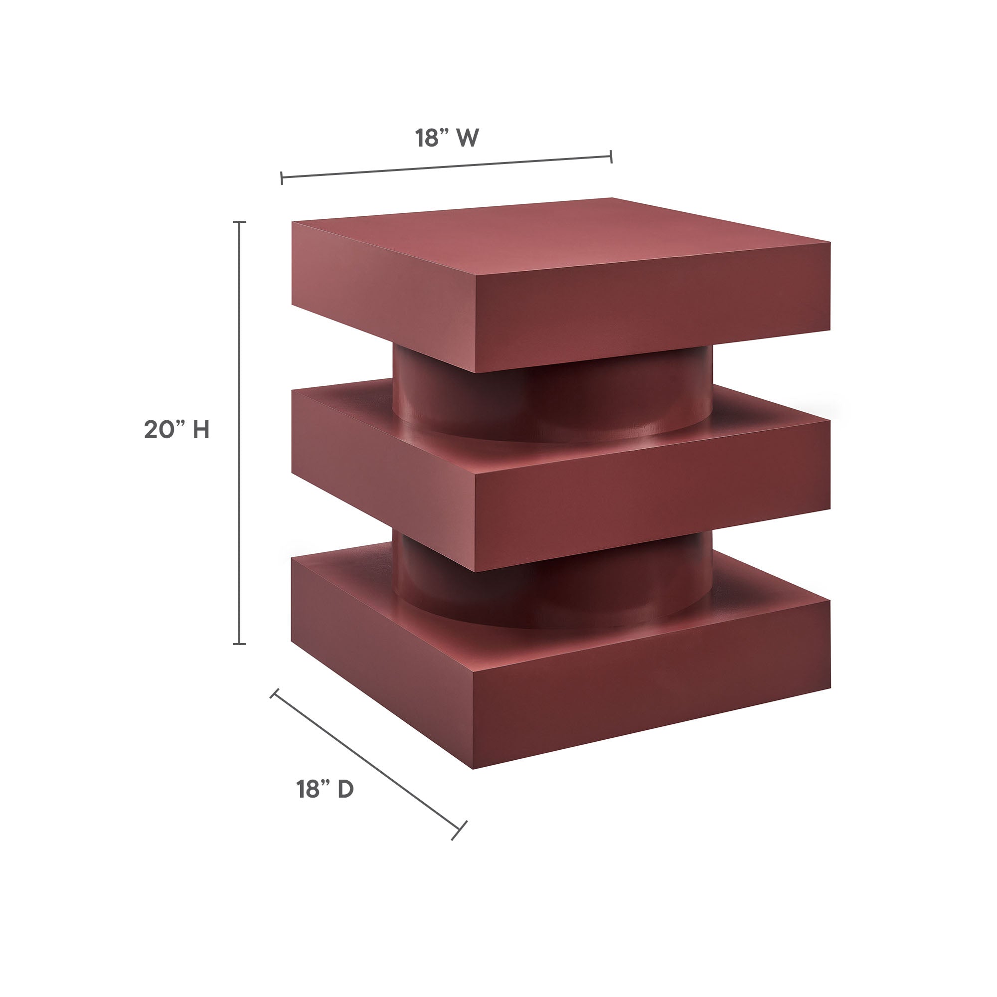 Modway Perpetuate Totem End Table