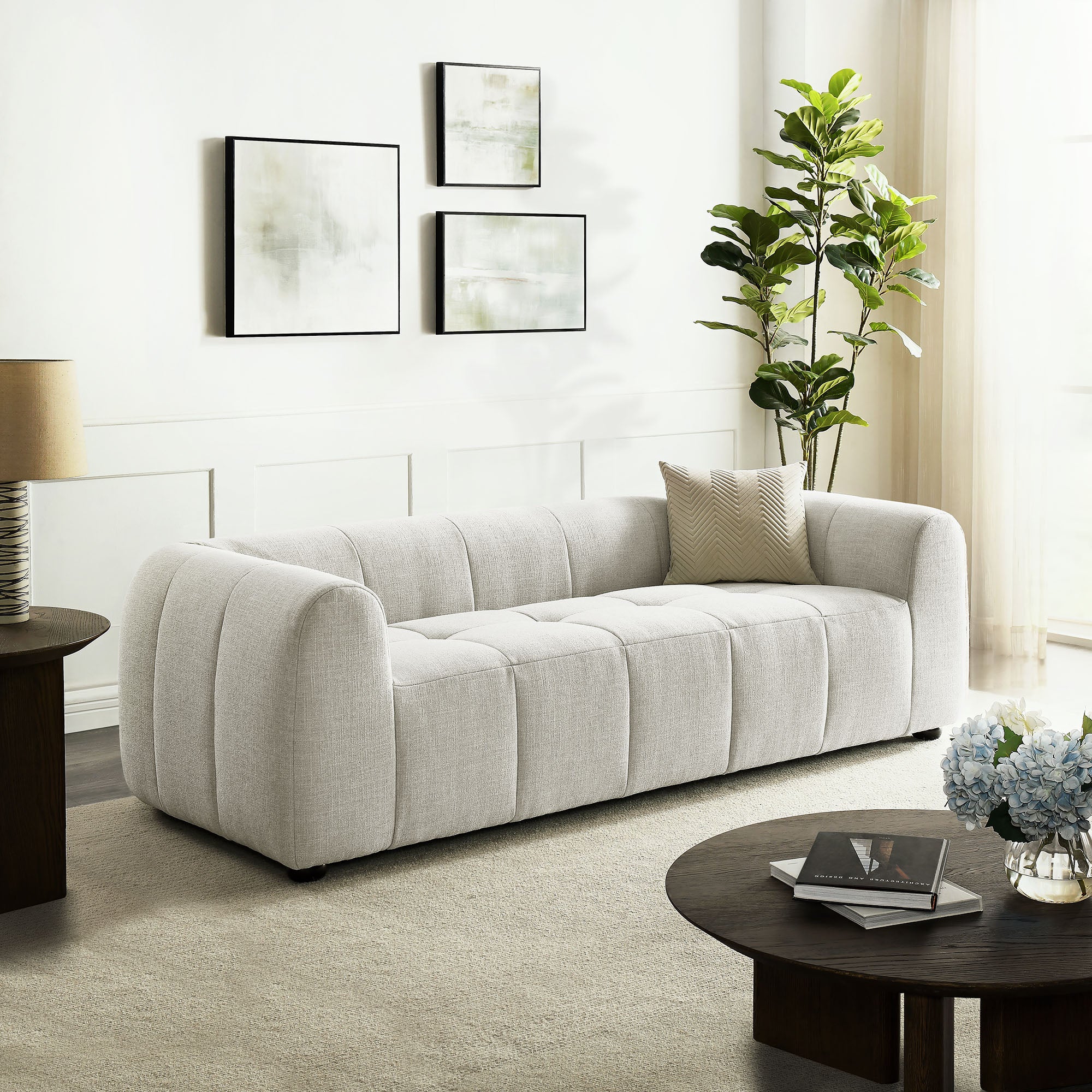 Modway Liana Upholstered Fabric Sofa