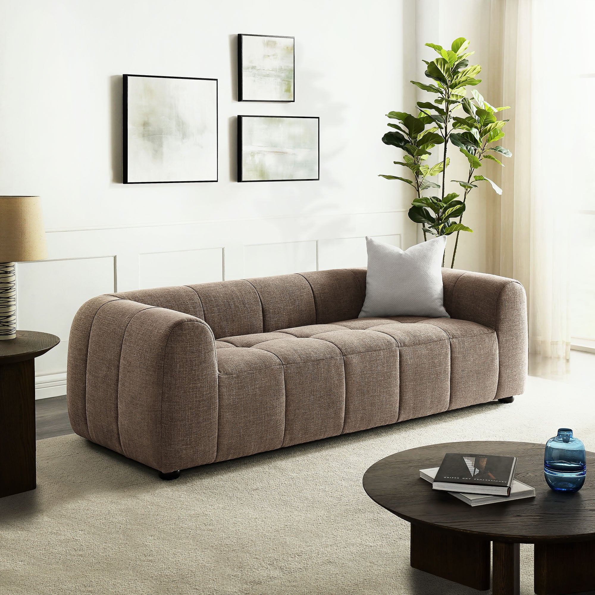 Modway Liana Upholstered Fabric Sofa