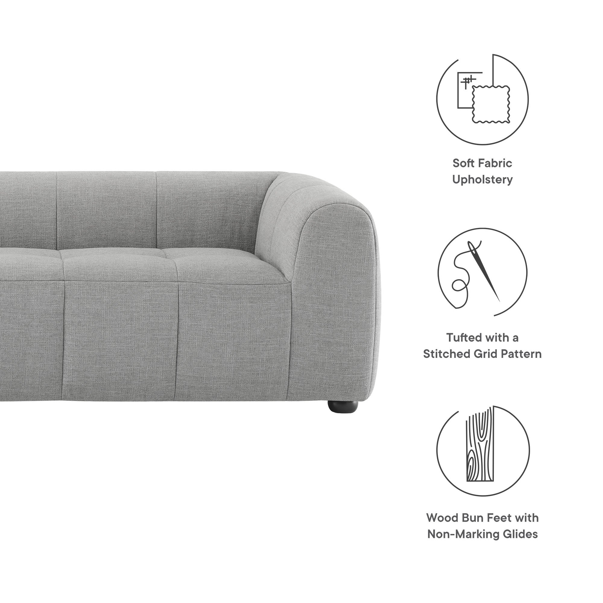 Modway Liana Upholstered Fabric Sofa