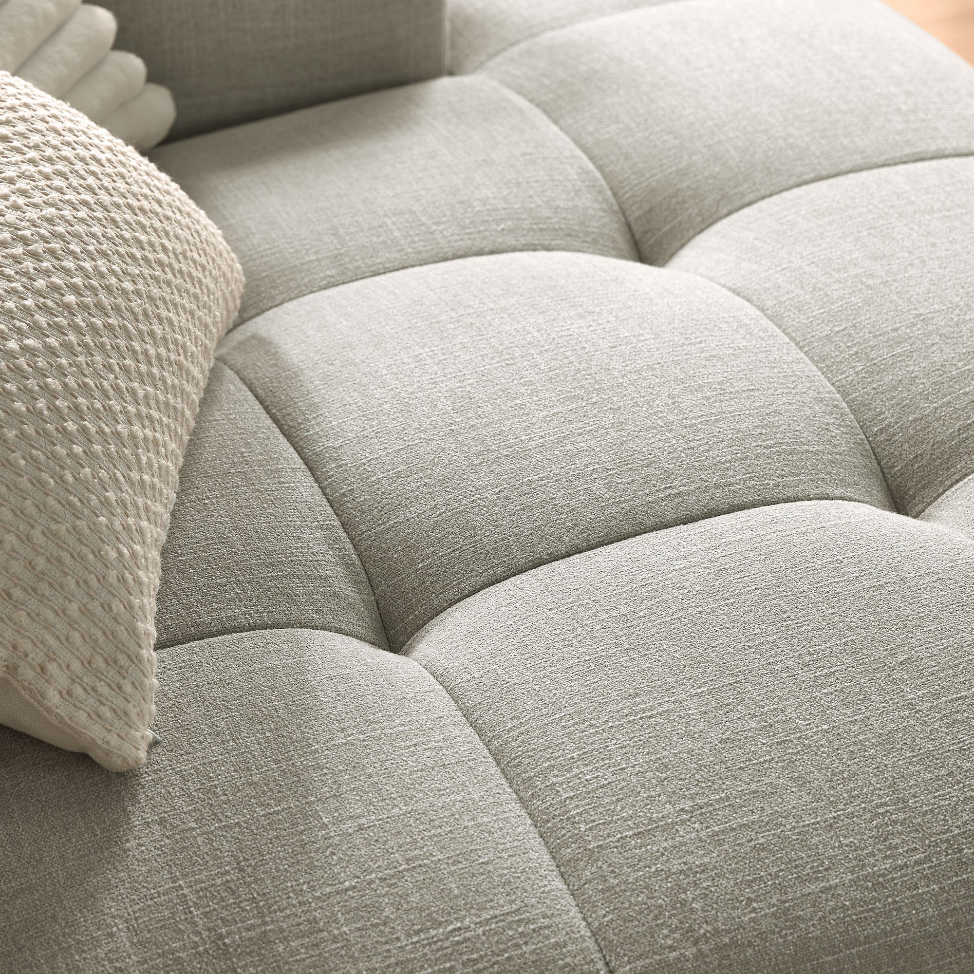 Modway Liana Right-Facing Upholstered Fabric Modular Sofa with Chaise