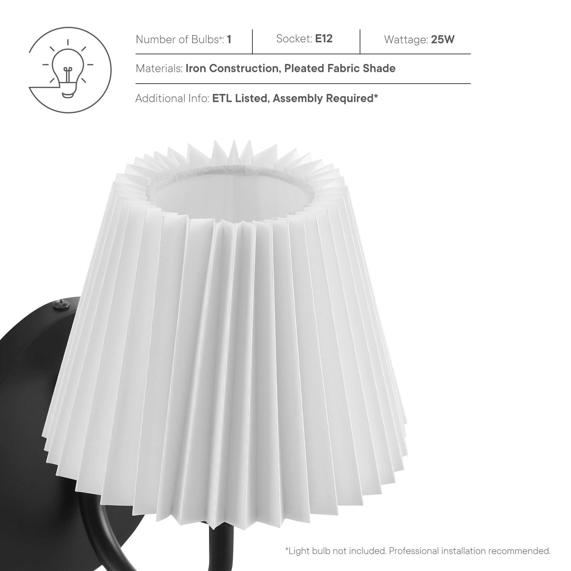 Modway Wave Wall Sconce