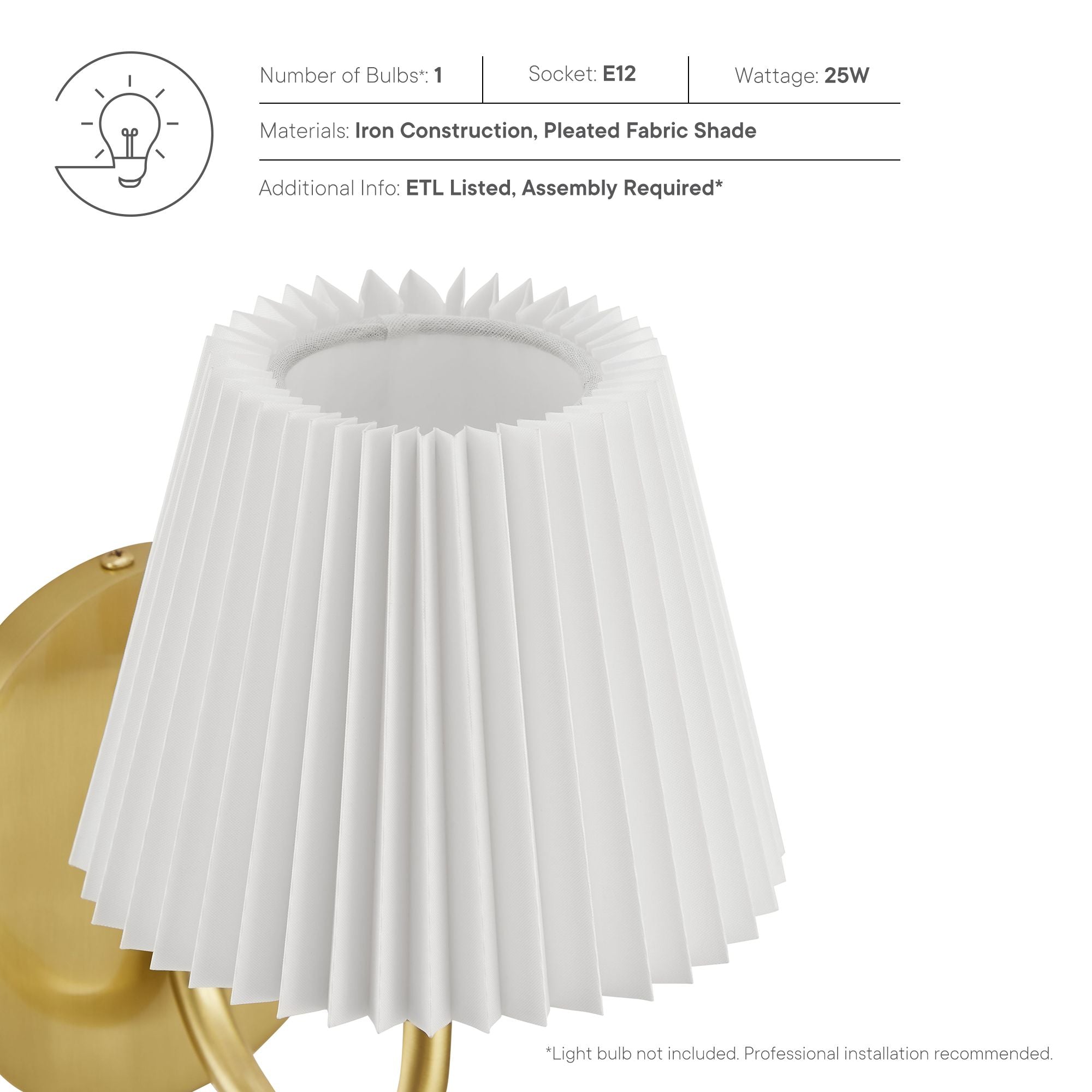 Modway Wave Wall Sconce